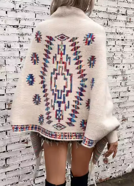Bohemian Poncho Shawl