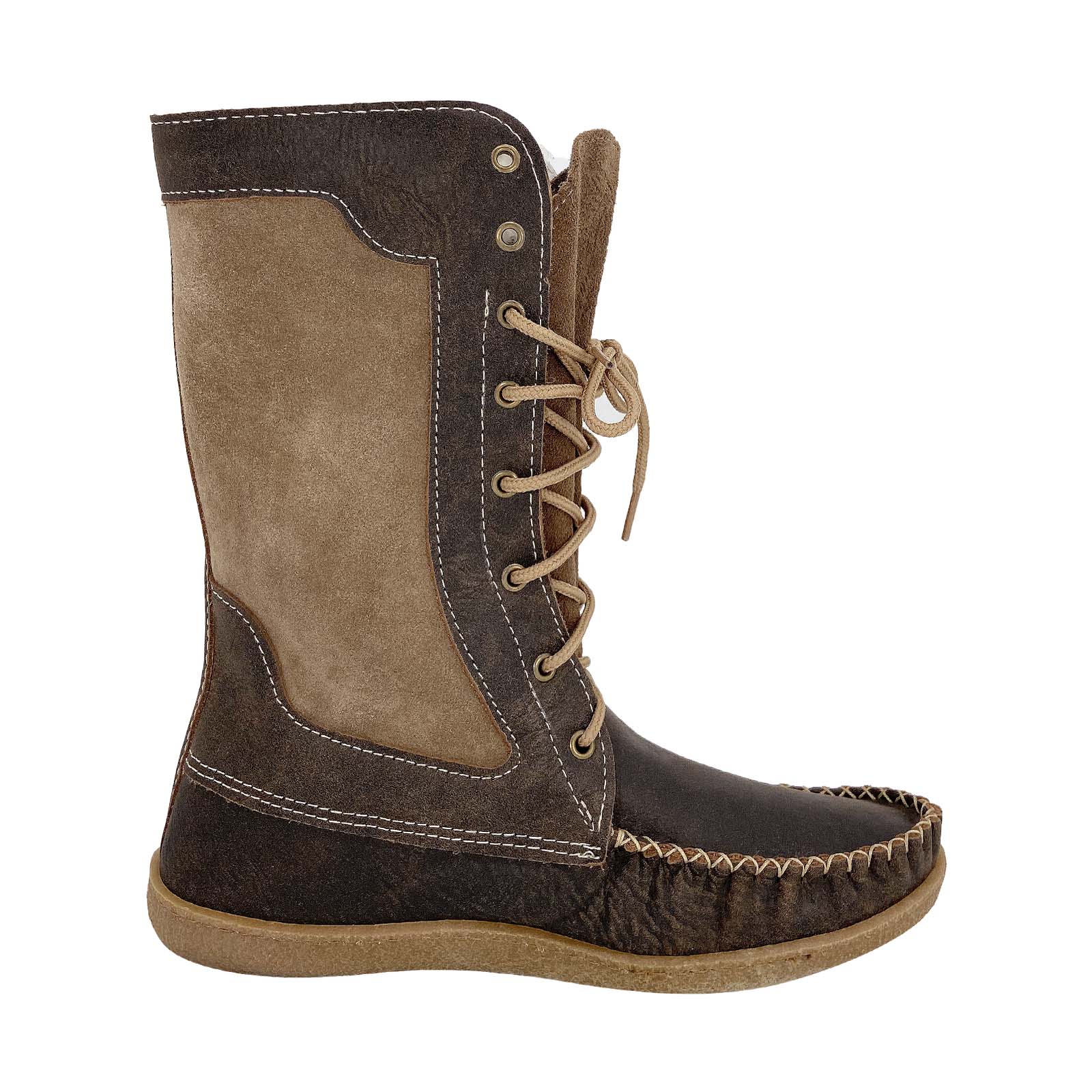 Men's 12 Snowshoe Old Brown Mukluk Moccasin Boots
