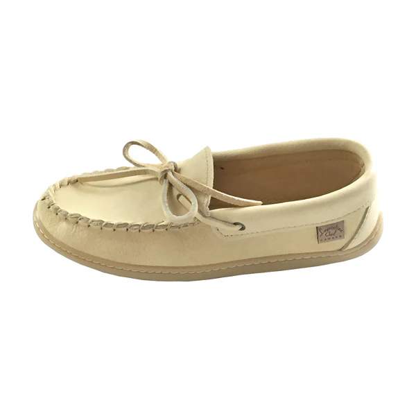 Men's Caribou Hide Leather Moccasin Shoes