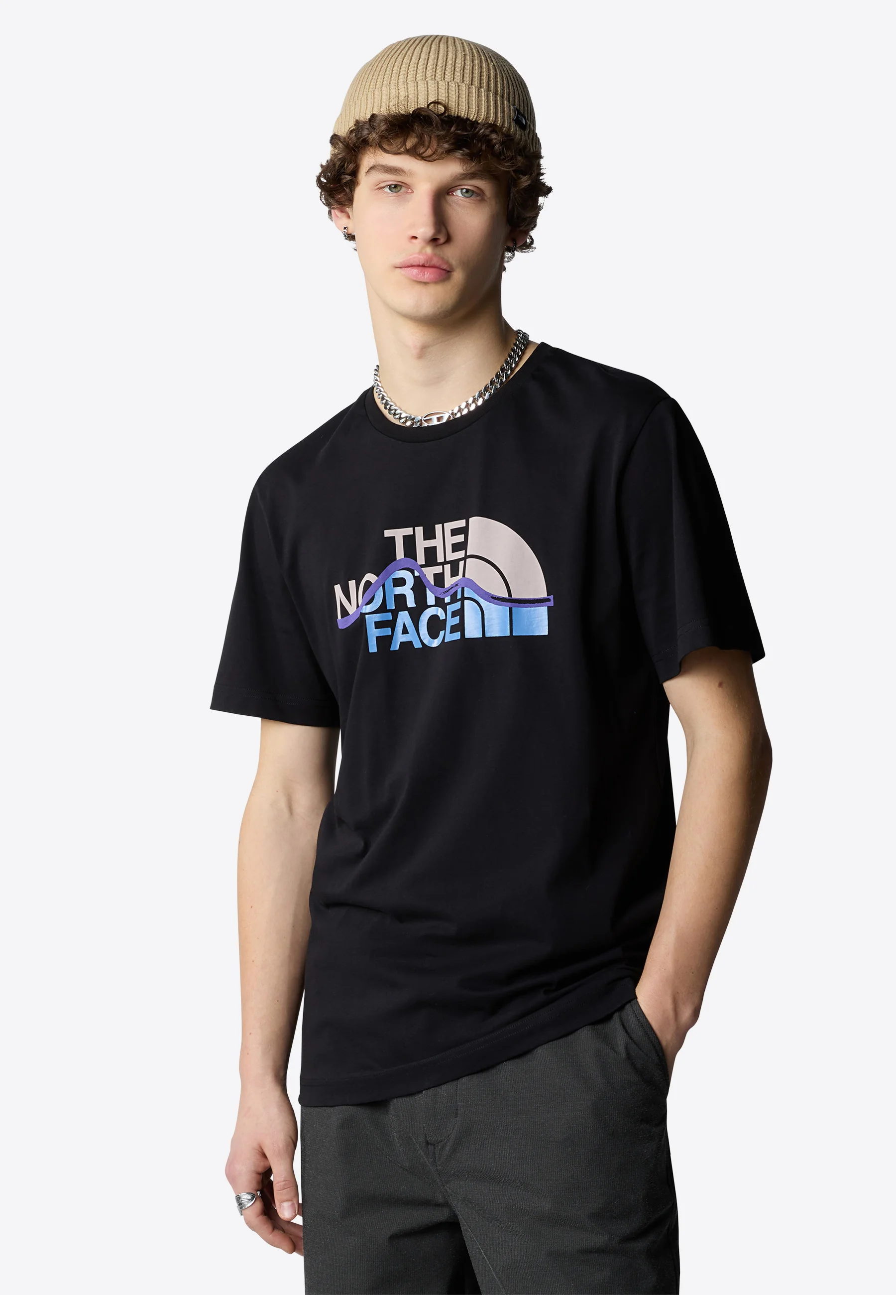 The North Face MOUNTAIN- T-shirt con stampa