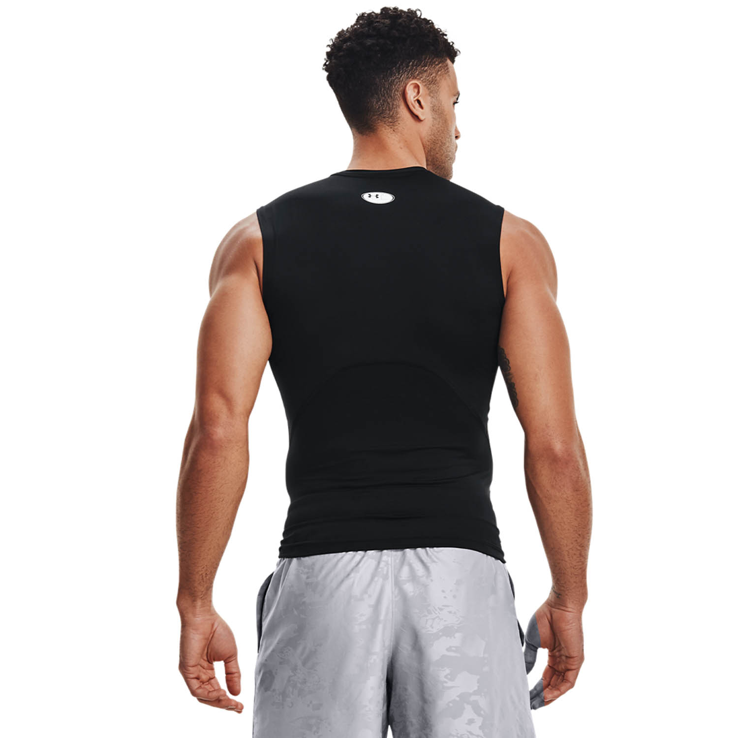 Under Armour HeatGear Compression Canotta Black/White