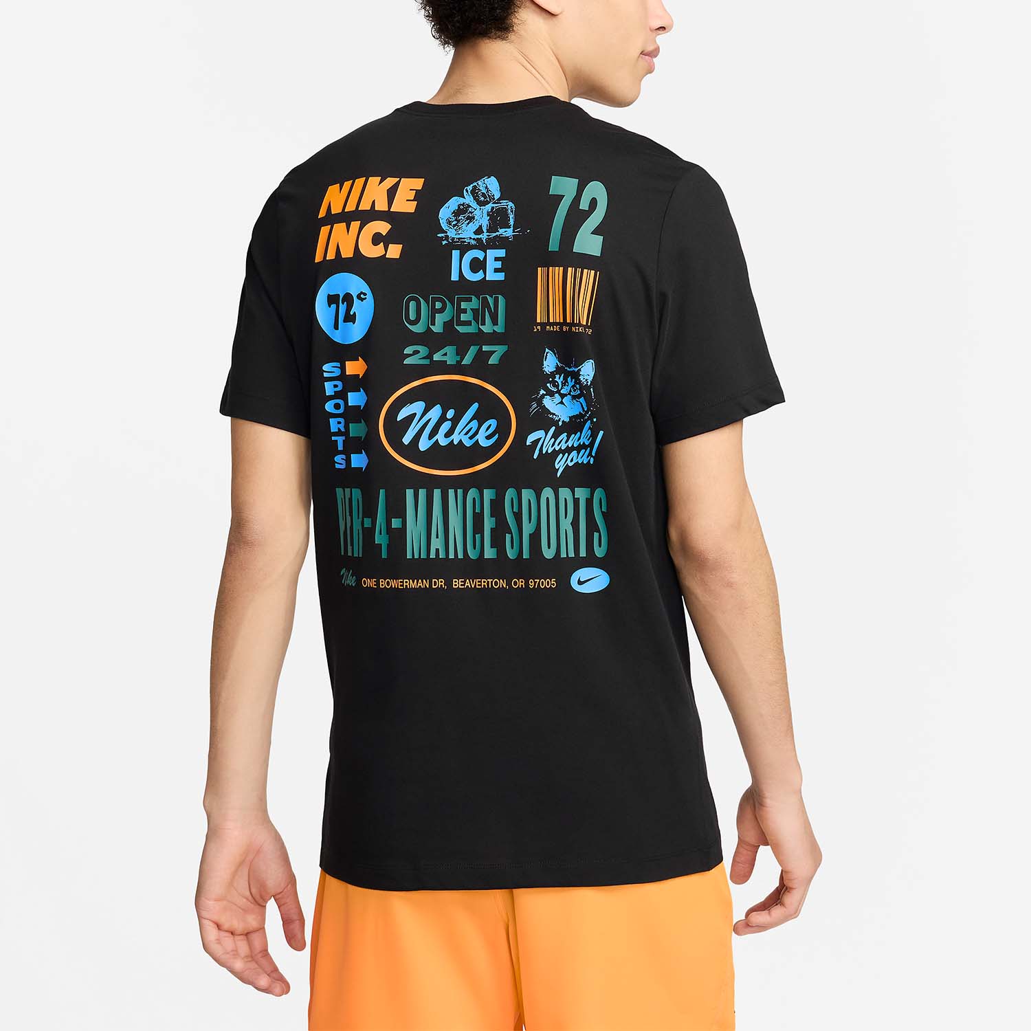 Nike Dri-FIT 3MO Maglietta Black