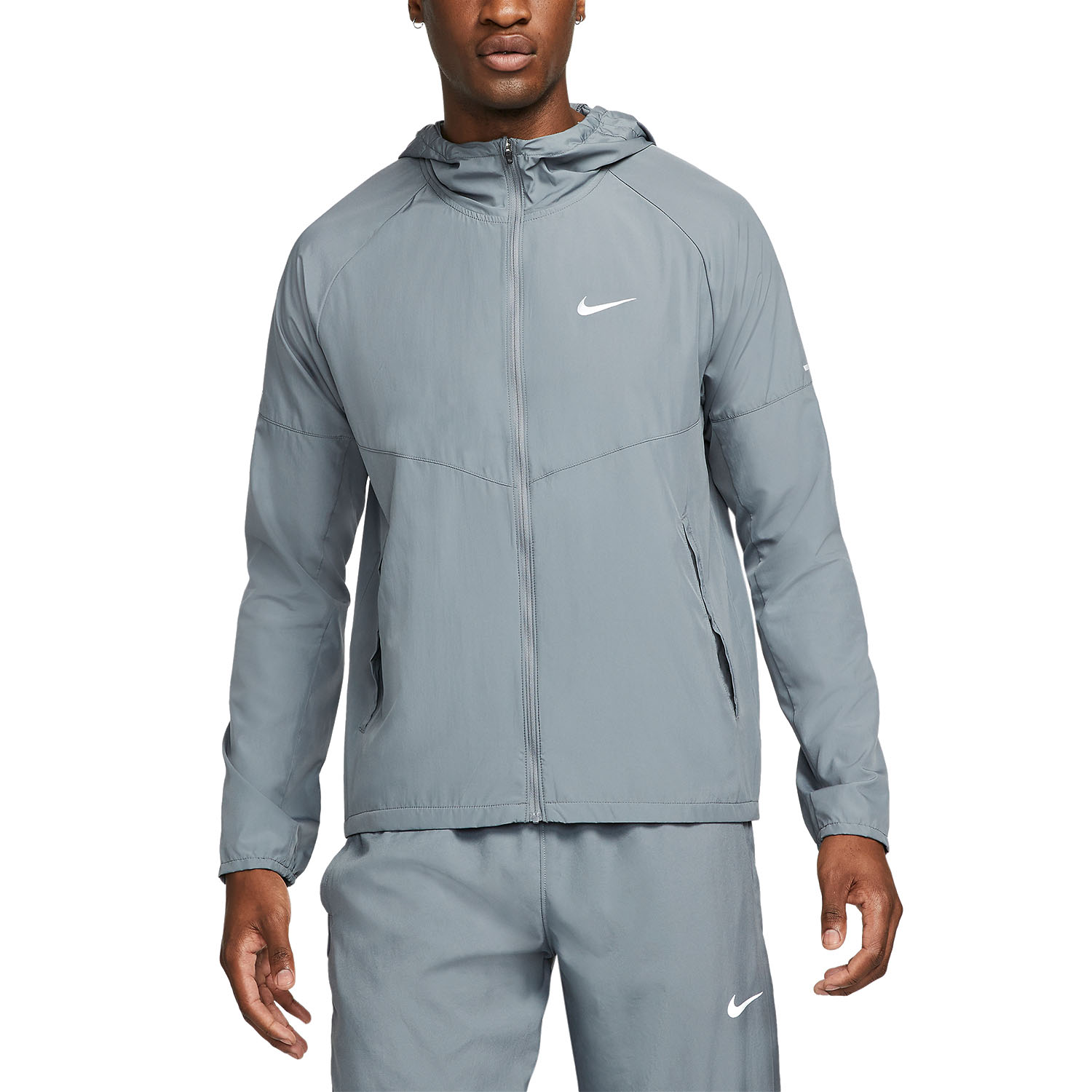 Nike Repel Miler Giacca Smoke Grey/Reflective Silver