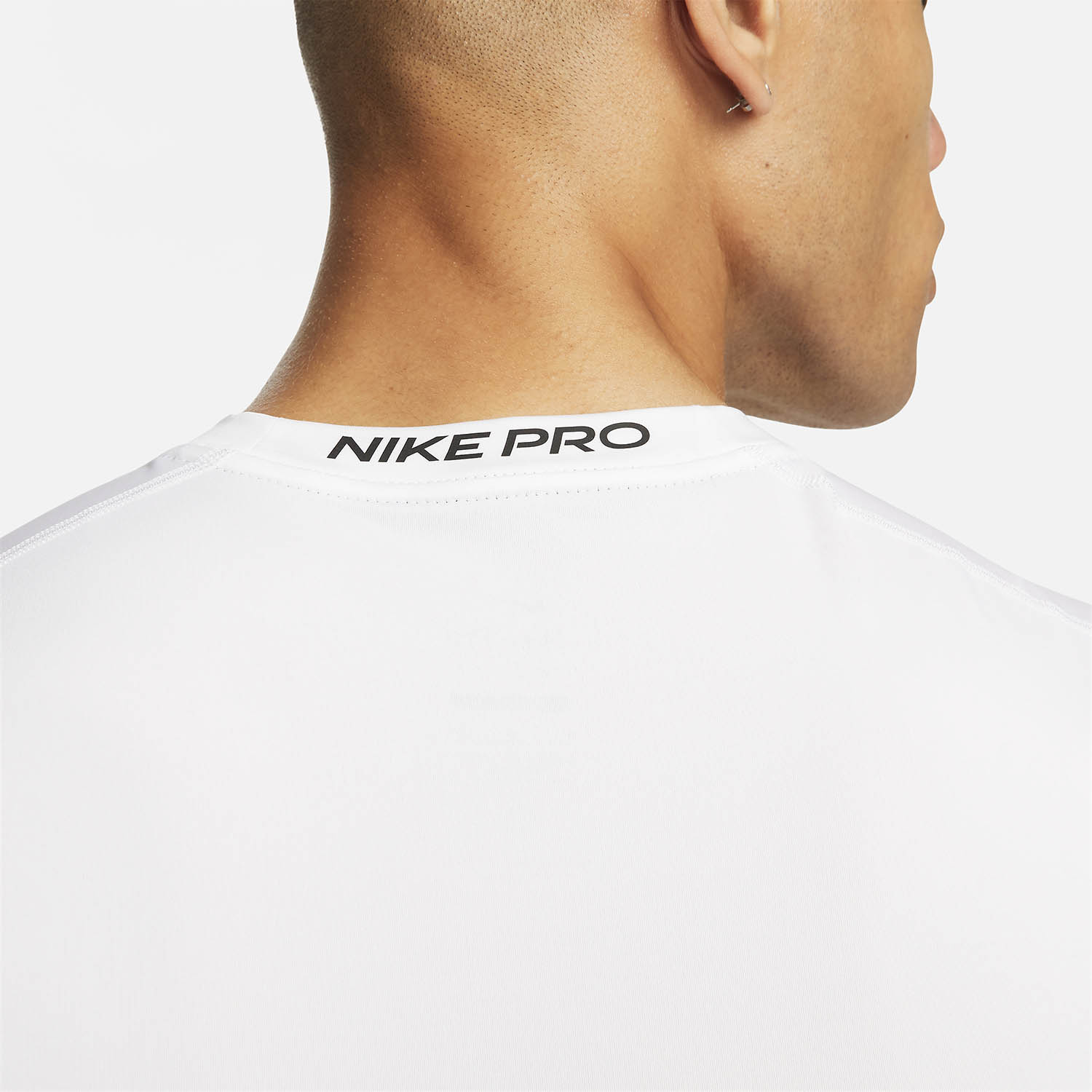 Nike Pro Dri-FIT Logo Canotta White/Black