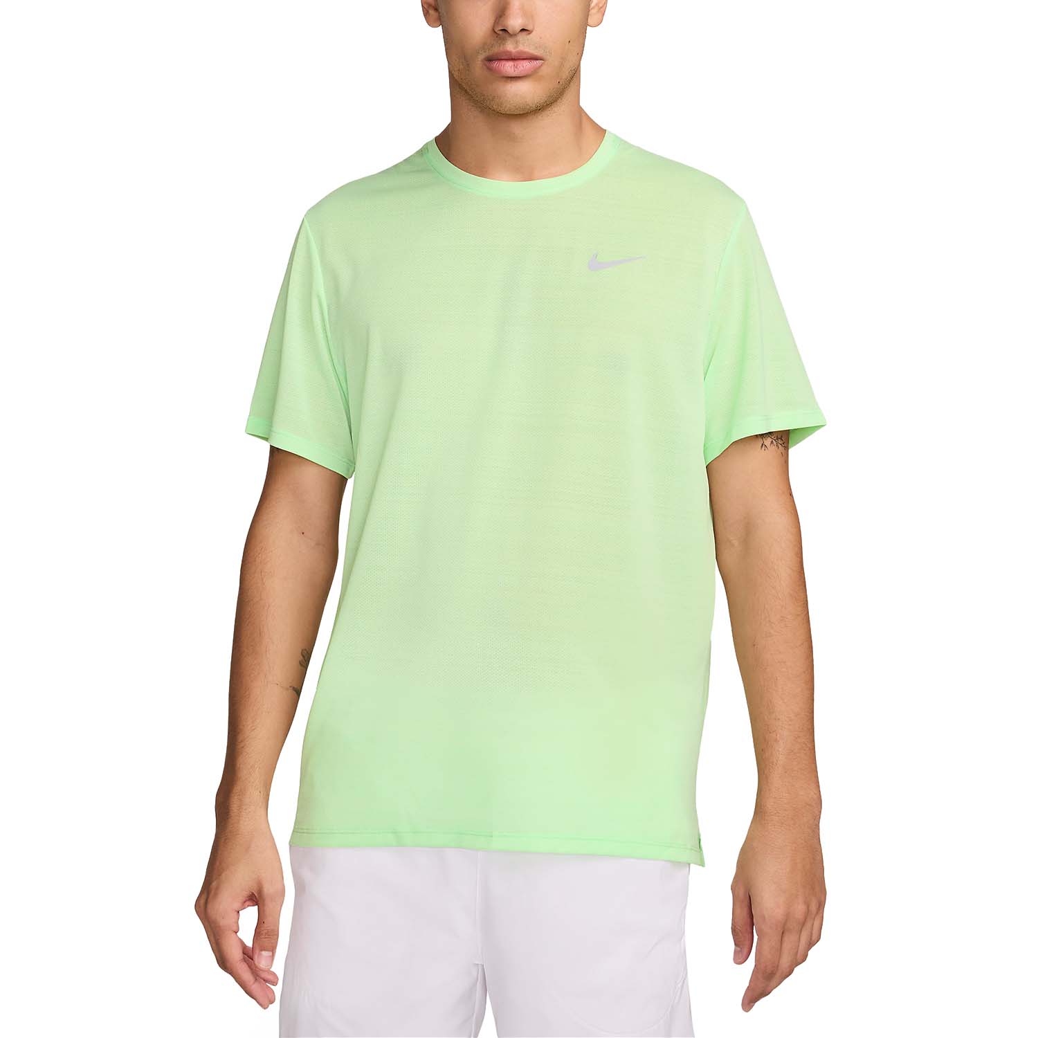 Nike Dri-FIT Miler Breathe Maglietta Vapor Green/Reflective Silver