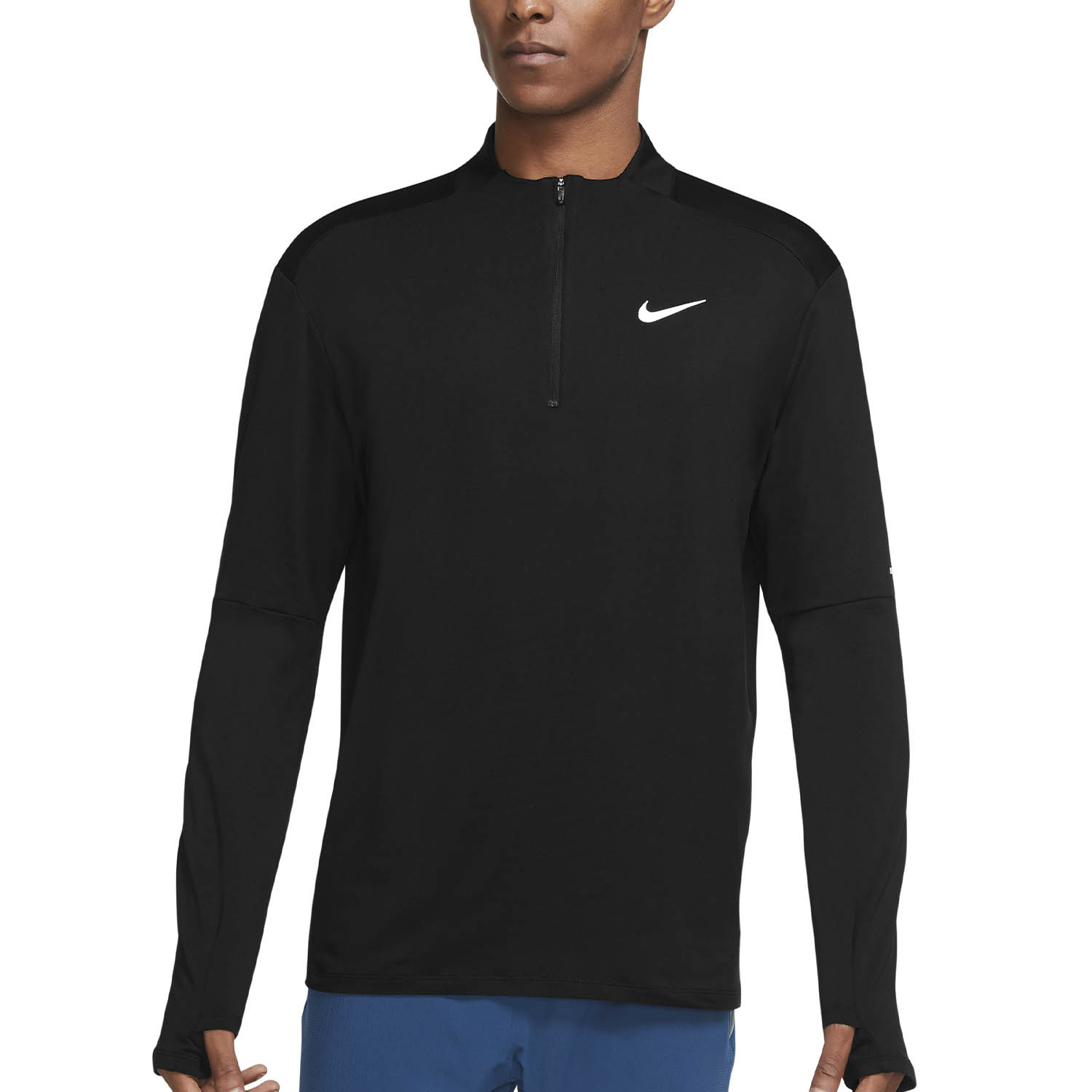 Nike Dri-FIT Element Logo Maglia Black/Reflective Silver