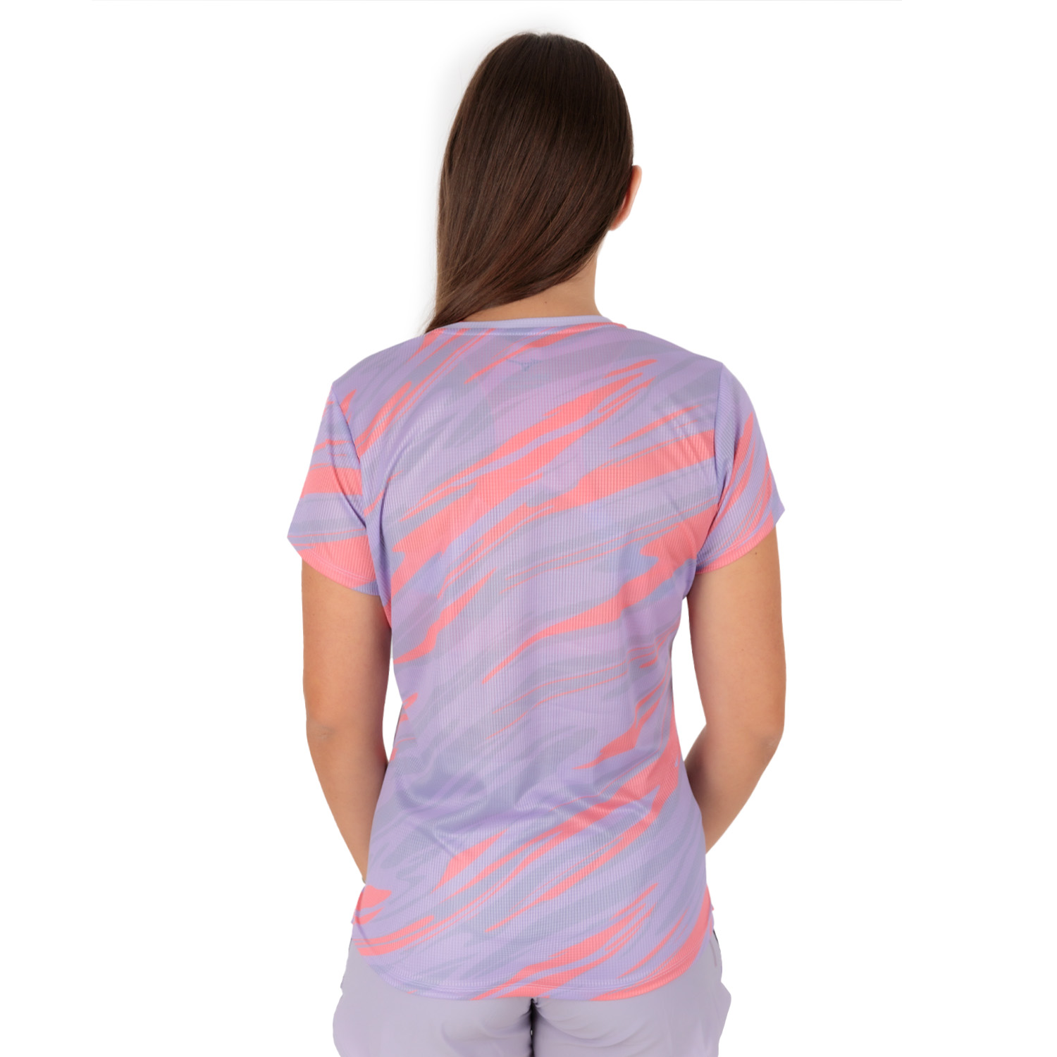 Mizuno Dryaeroflow Graphic Logo Maglietta Pastel Lilac