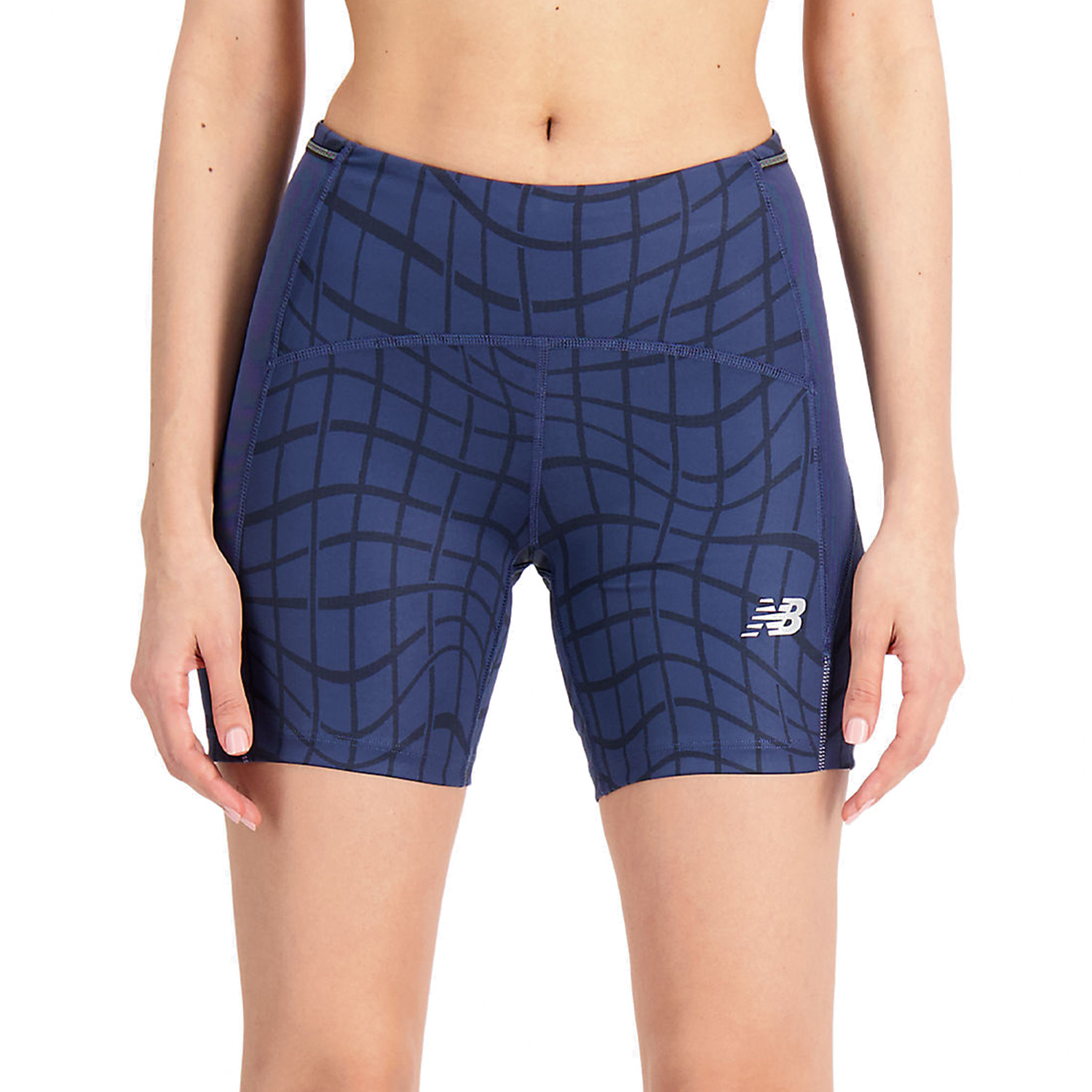 New Balance Printed Impact 6in Pantaloncini Navy