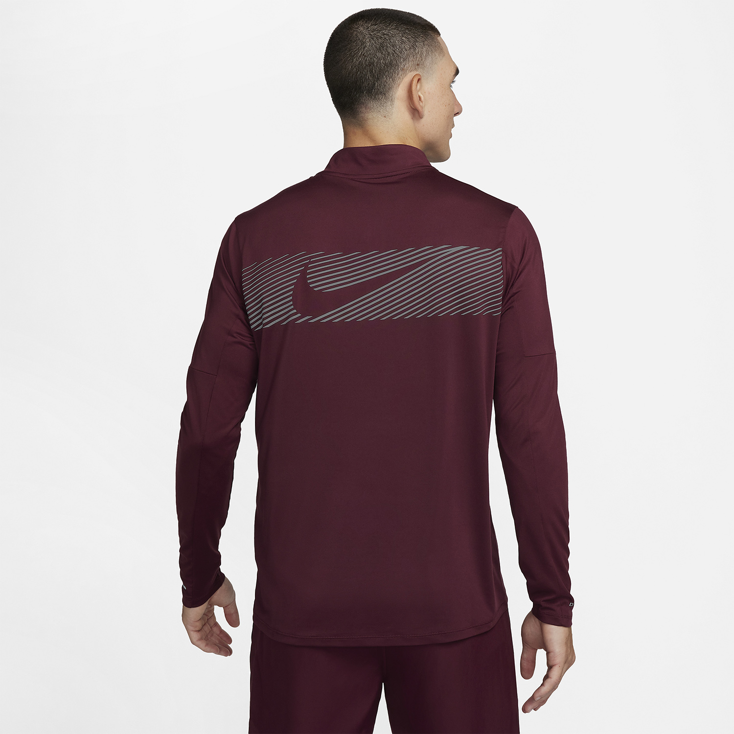 Nike Element Flash Maglia Night Maroon/Reflective Silver