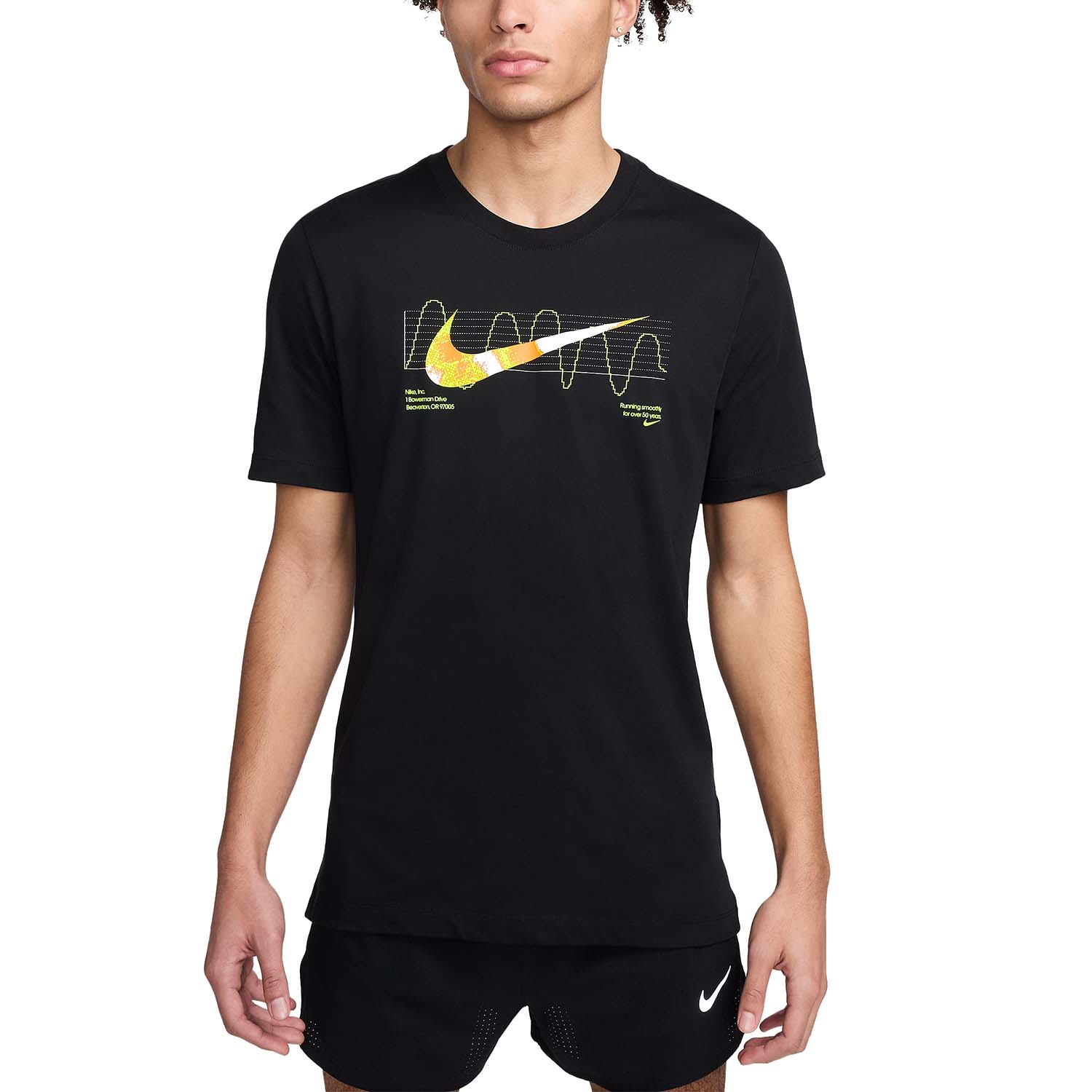 Nike Dri-FIT Graphic Maglietta Black