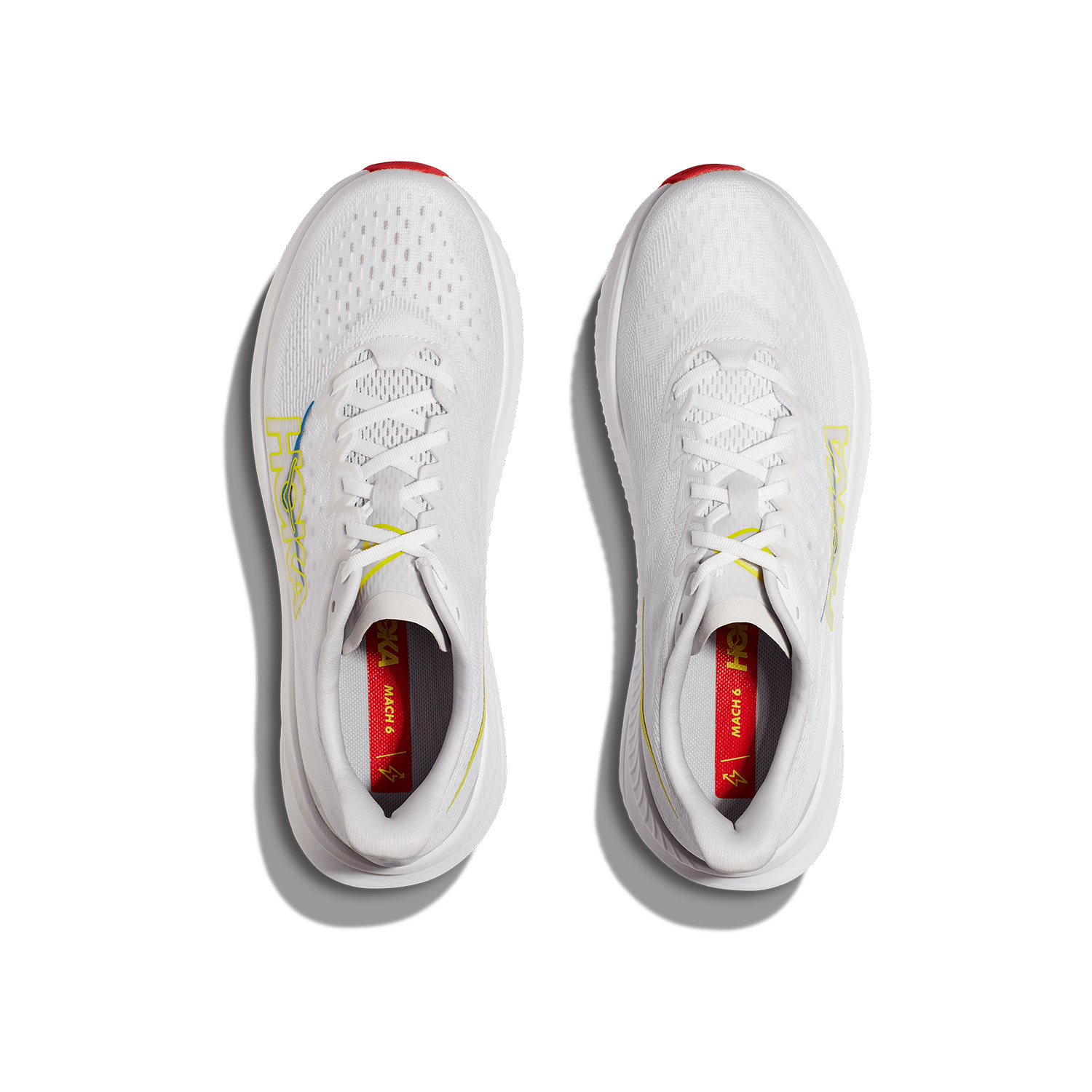 Hoka Mach 6 White/Nimbus Cloud