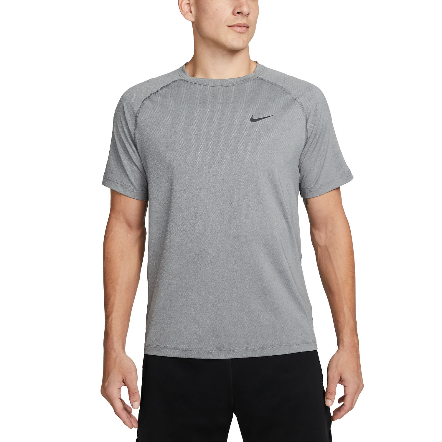 Nike Dri-FIT Ready Maglietta Smoke Gray/Heater/Black