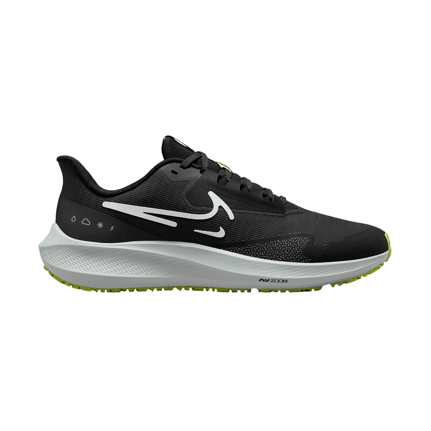 Nike Air Zoom Pegasus 39 Shield Black/White/Dark Smoke Grey/Volt