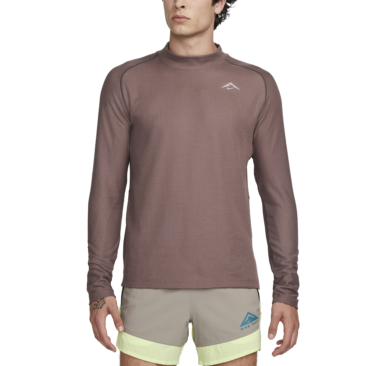 Nike Trail Dri-FIT Swoosh Maglia Plum Eclipse/Black/Guava Ice