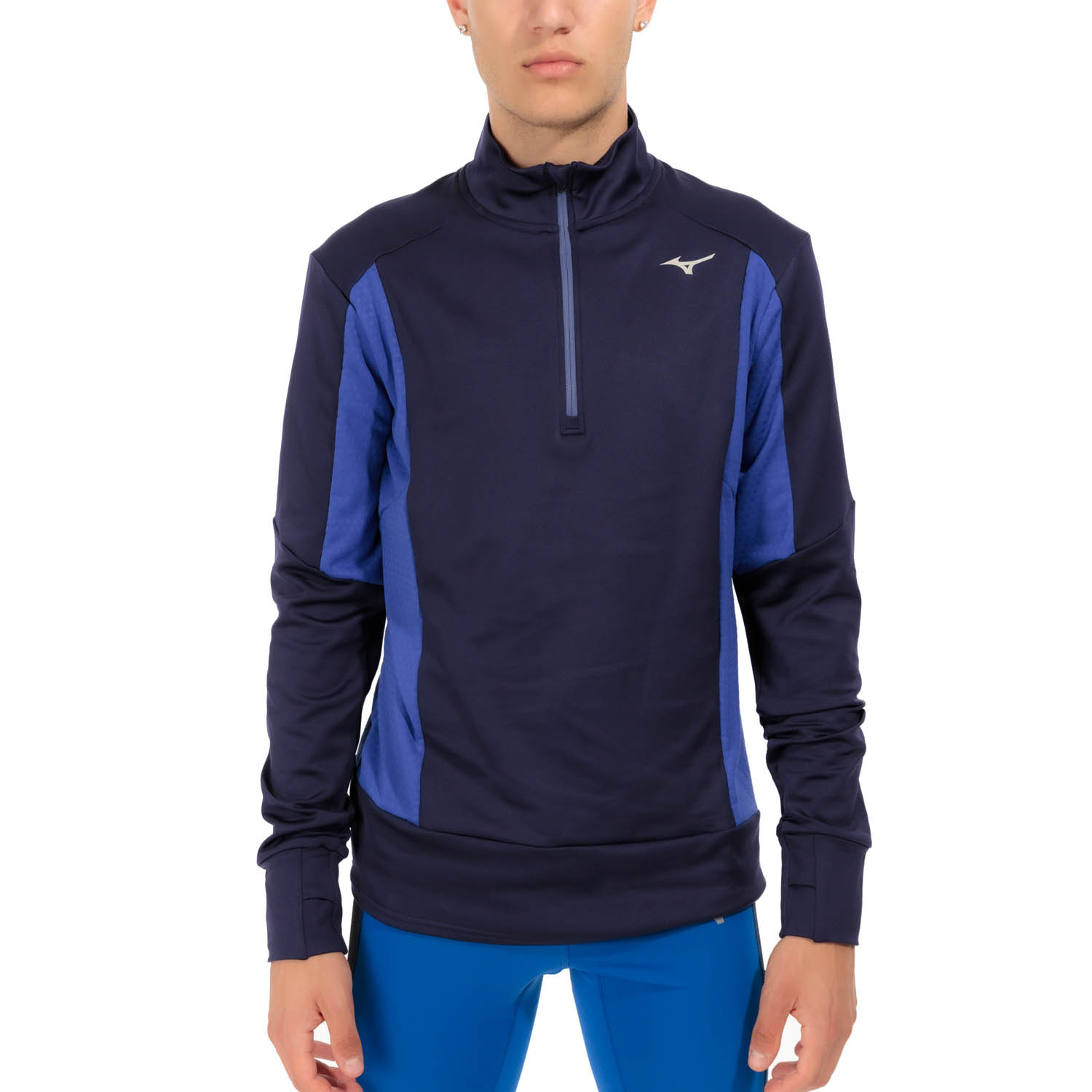 Mizuno Warmalite Maglia Evening Blue/Surf The Web