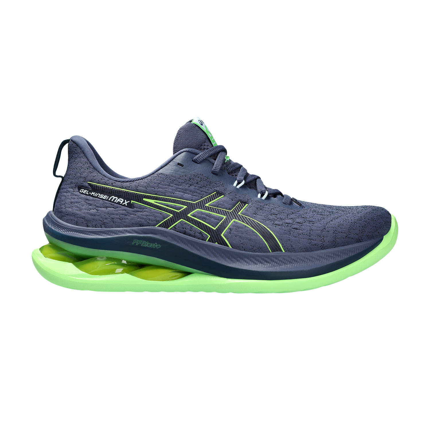 Asics Kinsei Max Thunder Blue/Electric Lime