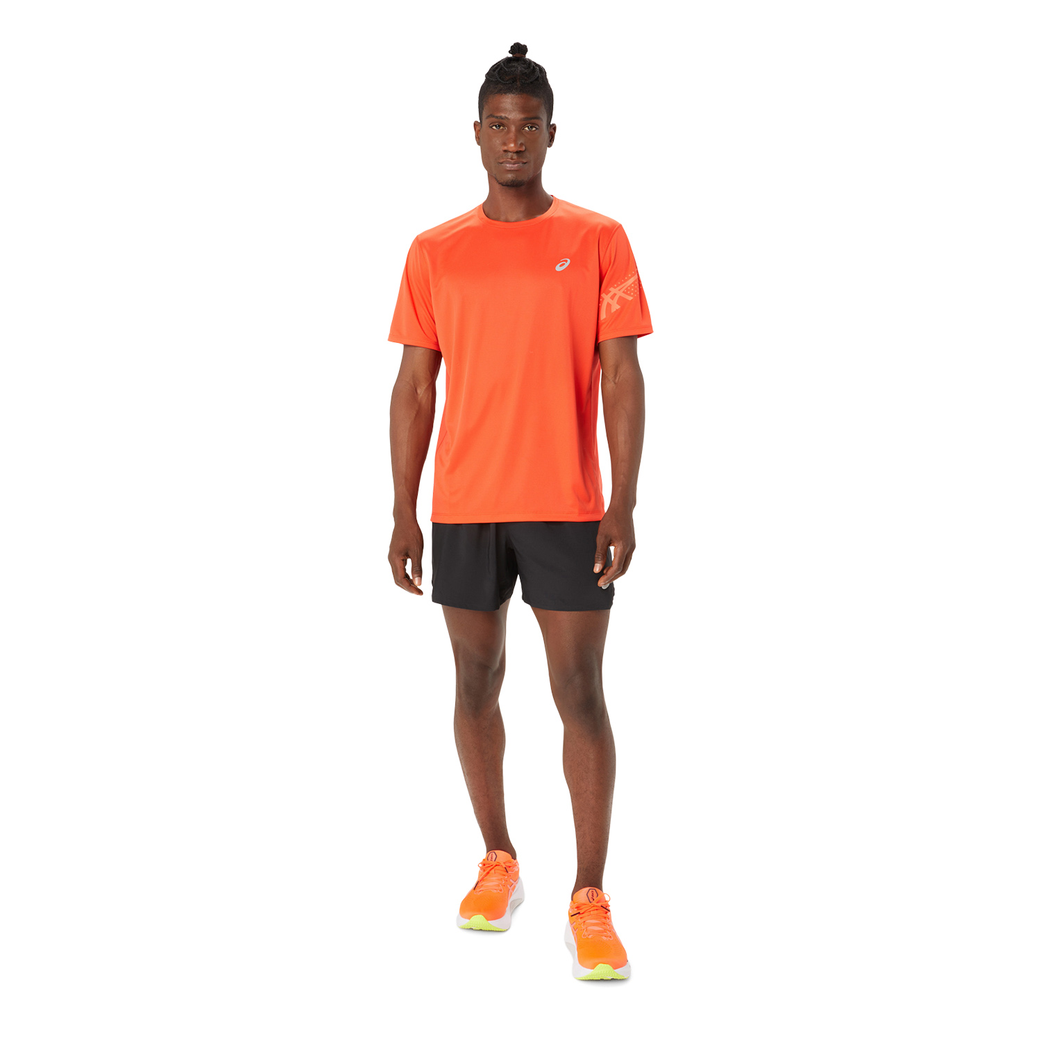 Asics Icon Maglietta True Red/Sunrise Red