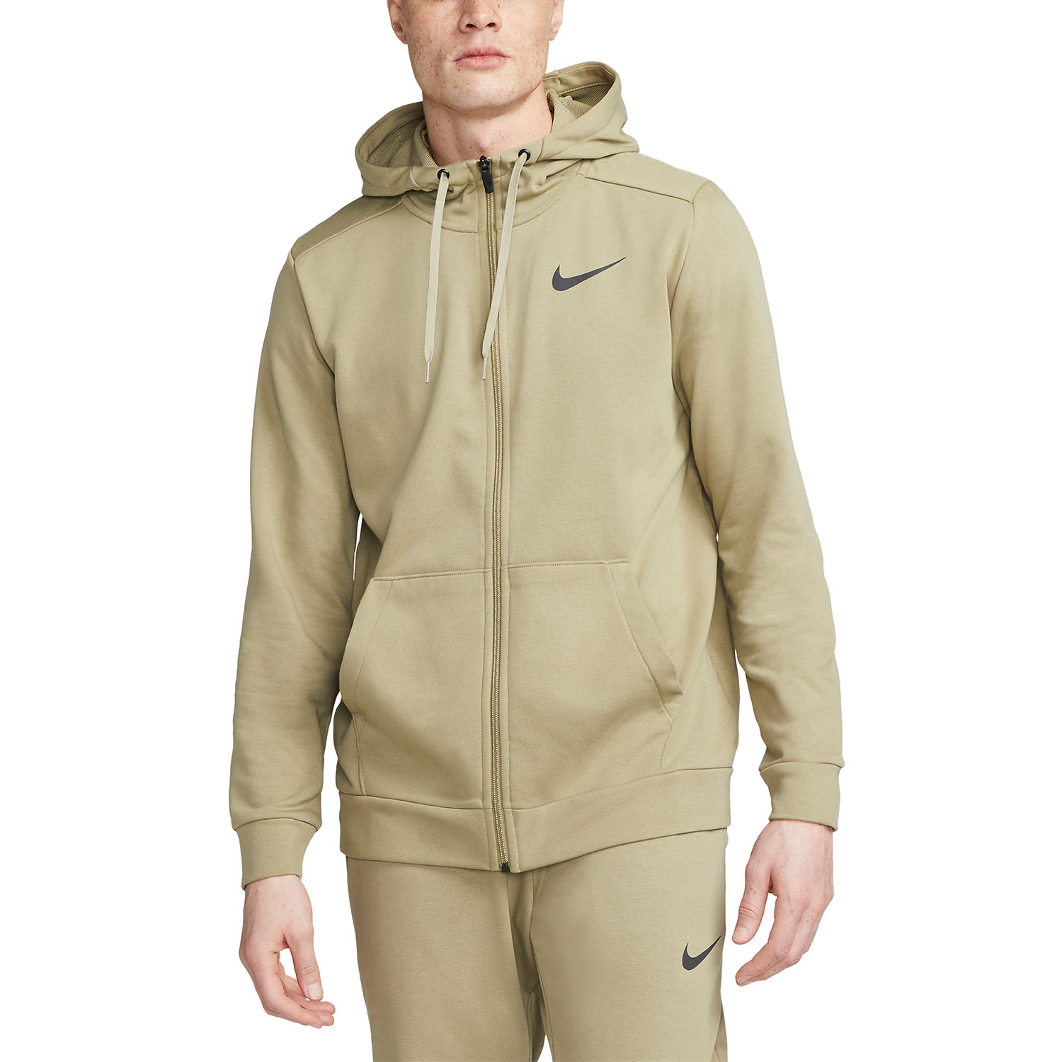 Nike Dri-FIT Logo Felpa Neutral Olive/Black