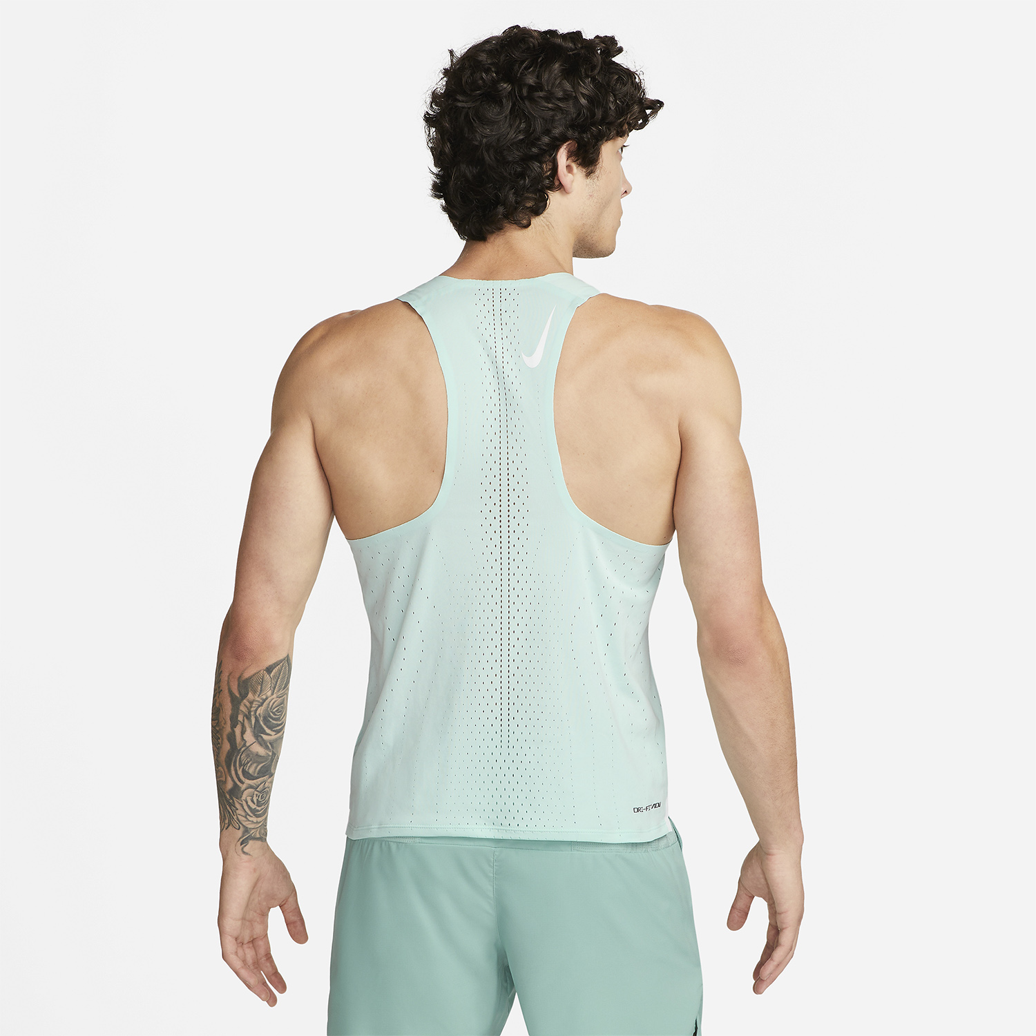 Nike Dri-FIT ADV AeroSwift Canotta Jade Ice/White