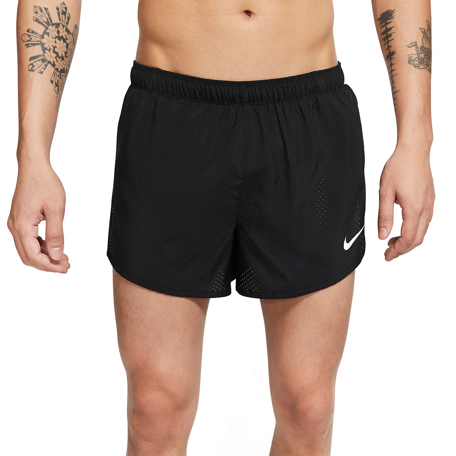 Nike Fast 4in Pantaloncini Black/Reflect Silver