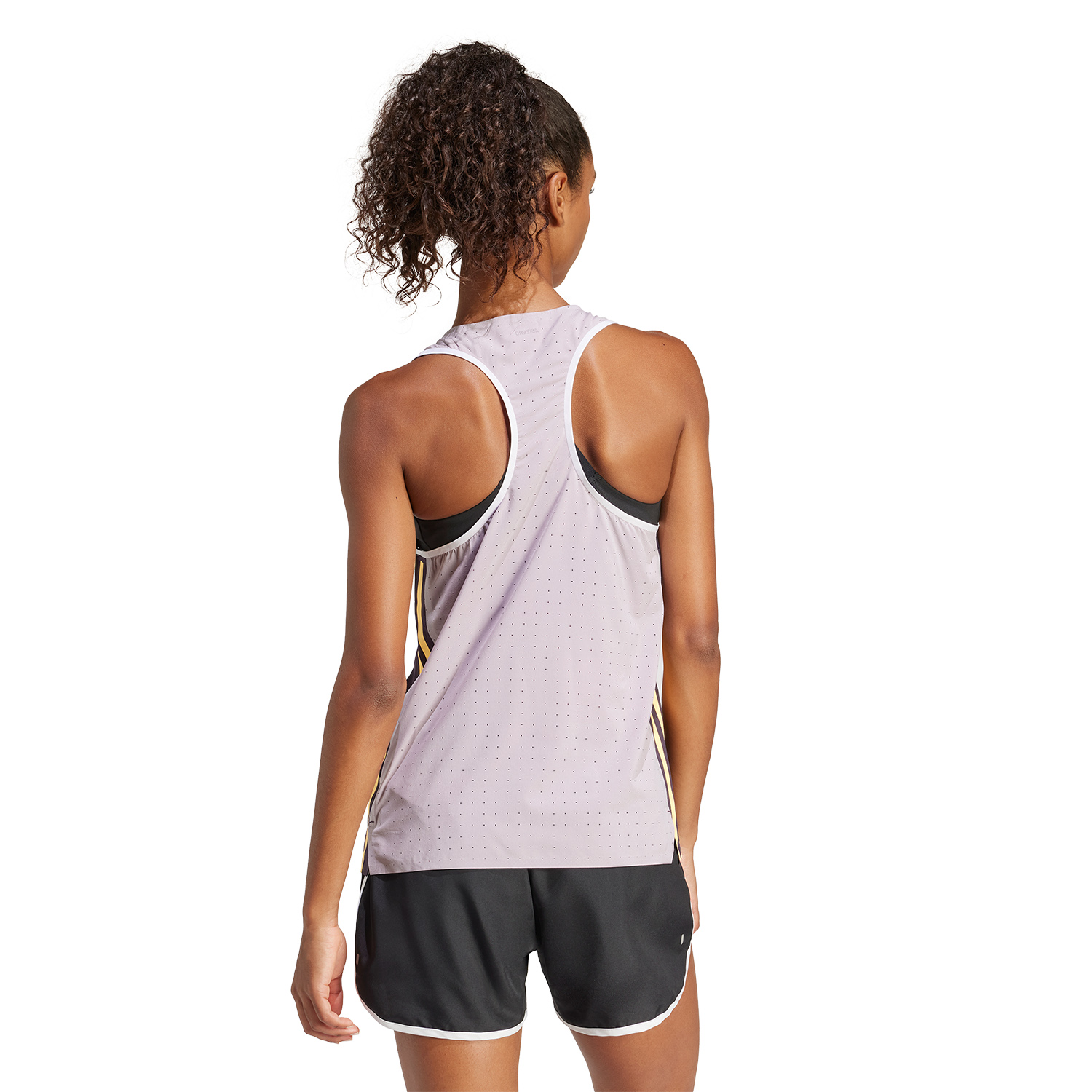 adidas Promo Canotta Aurora Black/Preloved Fig