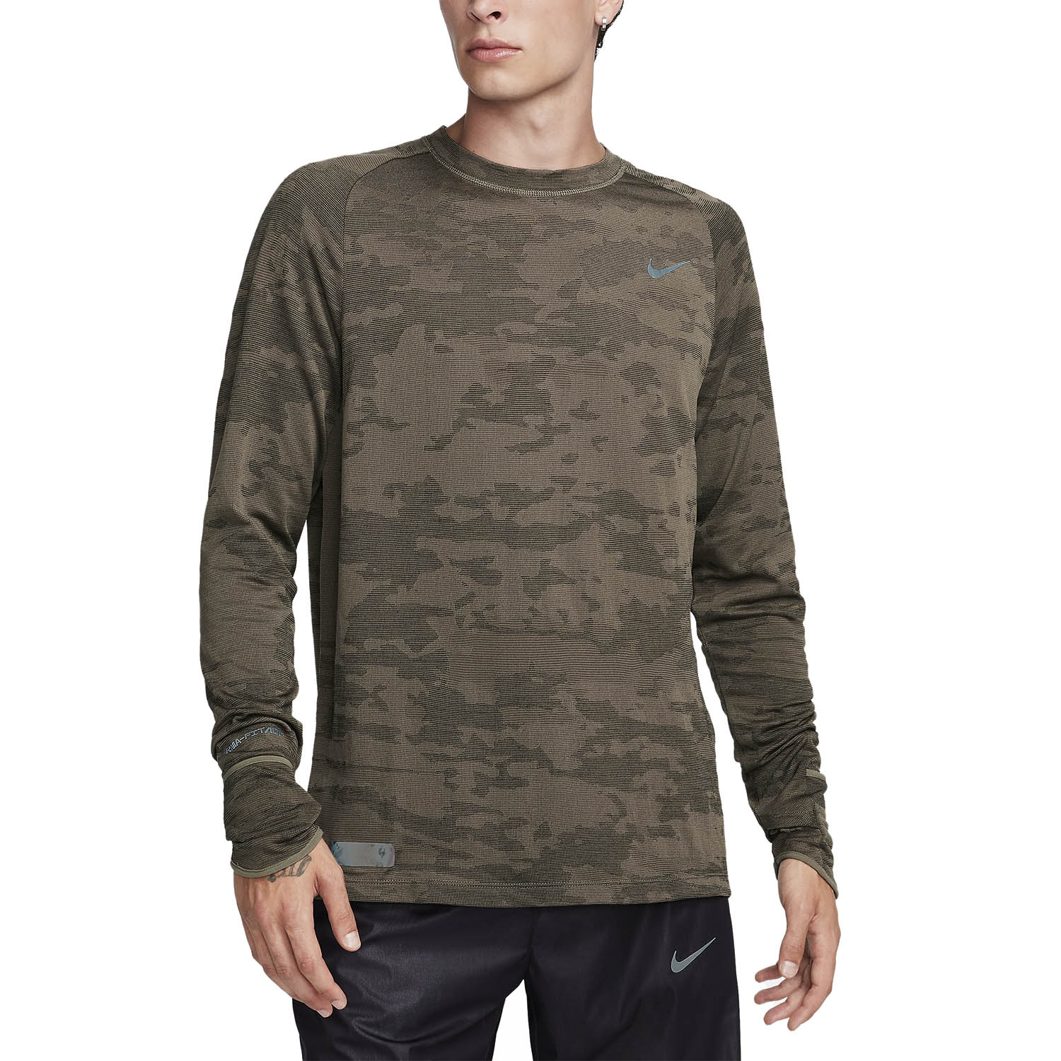 Nike Therma-FIT ADV Run Division Maglia Medium Olive