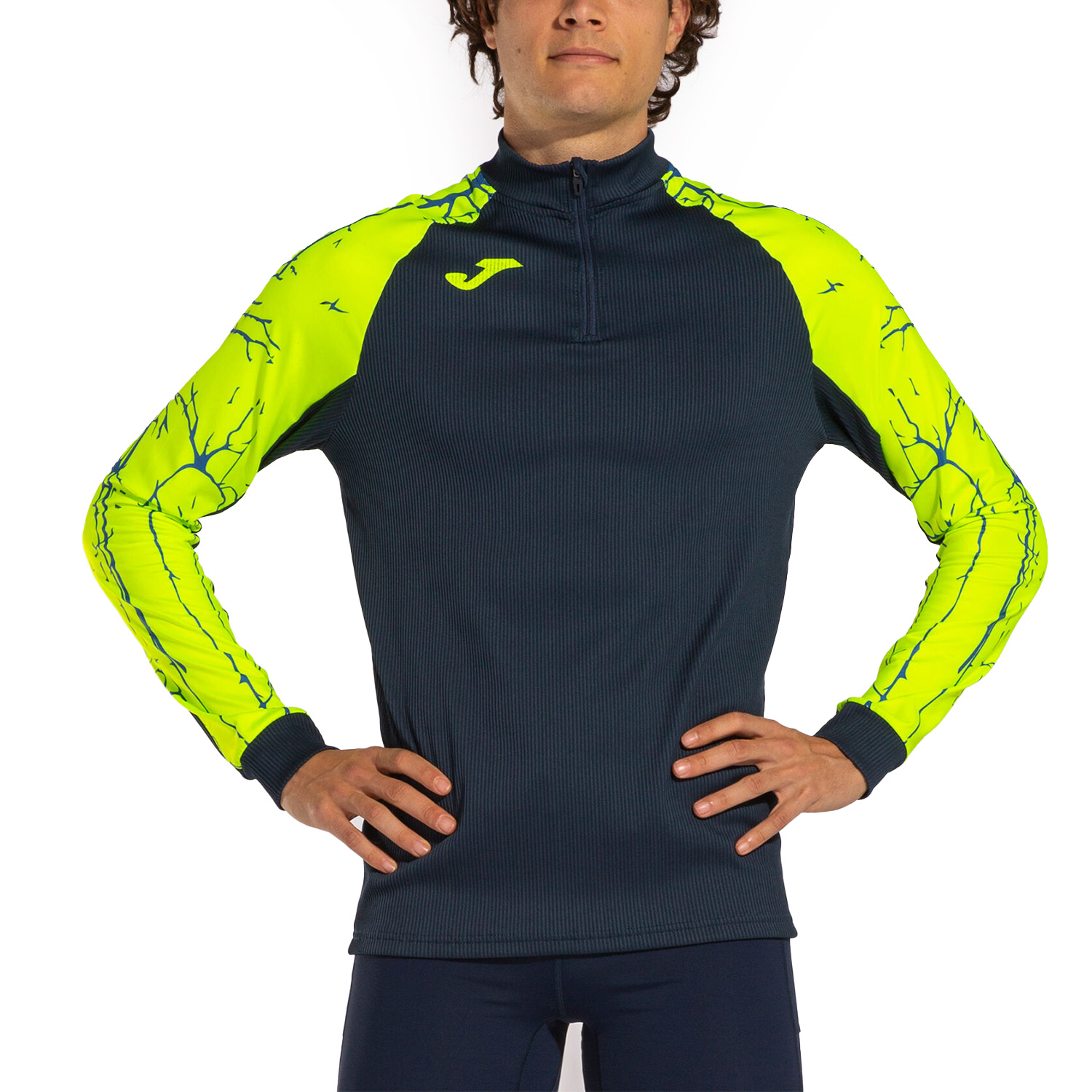 Joma Elite IX Maglia Navy/Fluor Yellow
