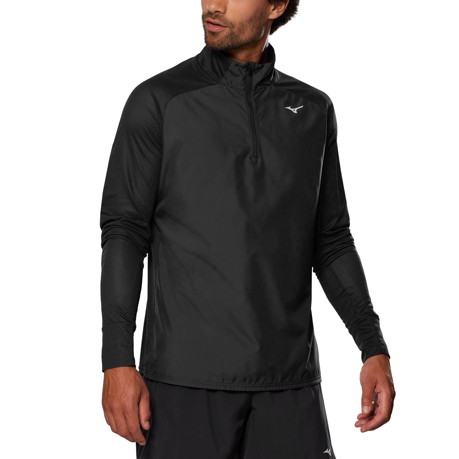 Mizuno Hybrid Maglia Black