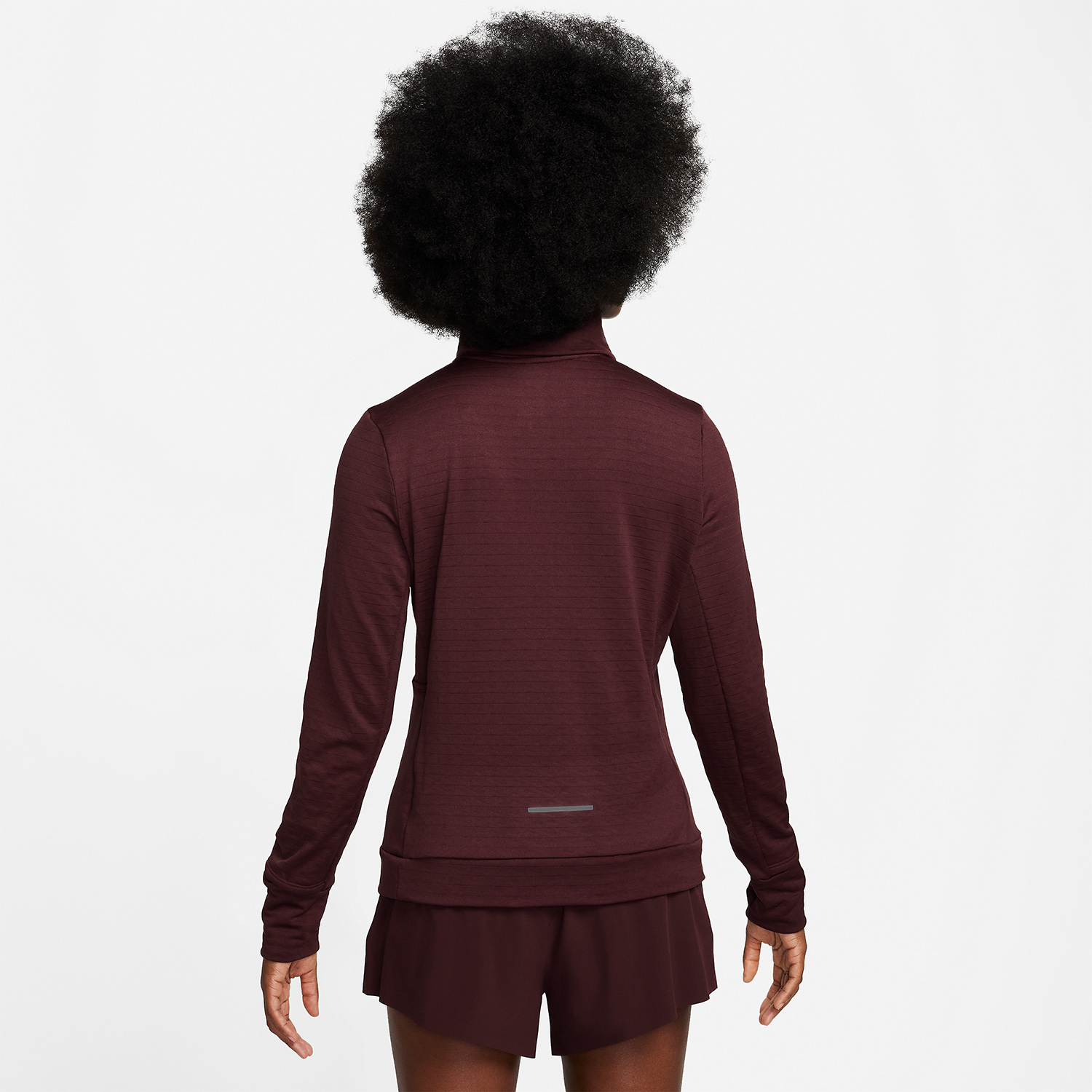 Nike Therma-FIT Element Swift Maglia Burgundy Crush/Reflective Silver