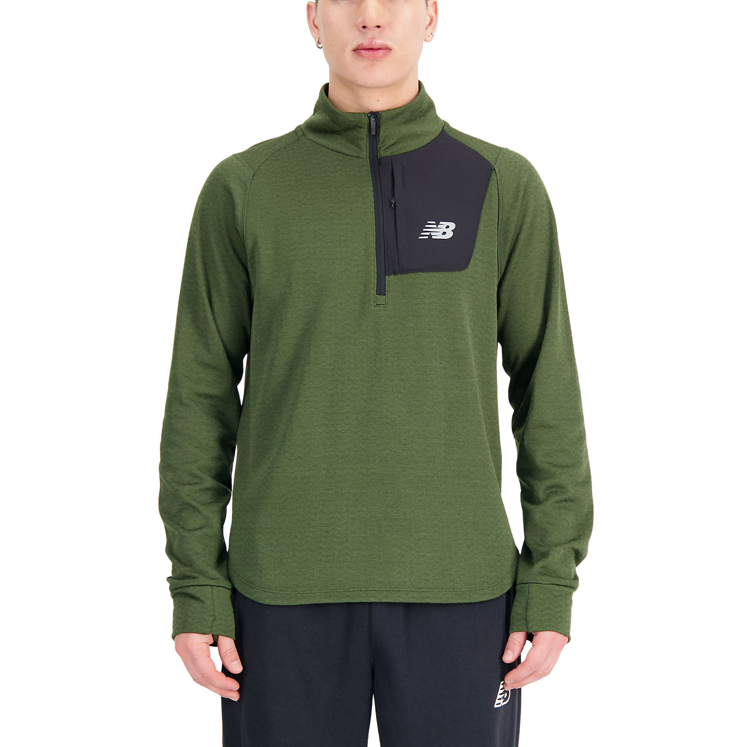 New Balance Heat Maglia Kombu Heather