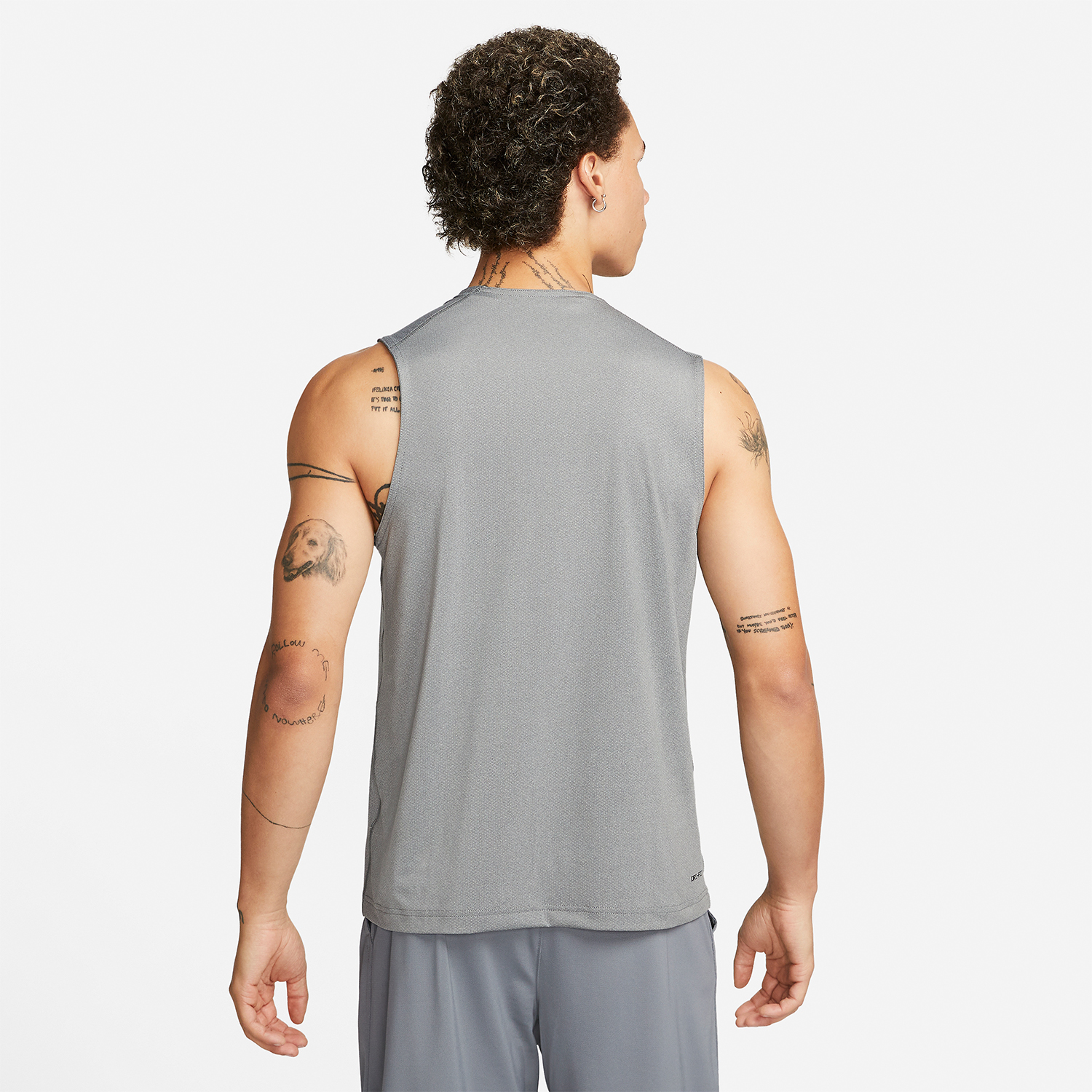 Nike Dri-FIT Ready Canotta Smoke Grey/Heather/Black