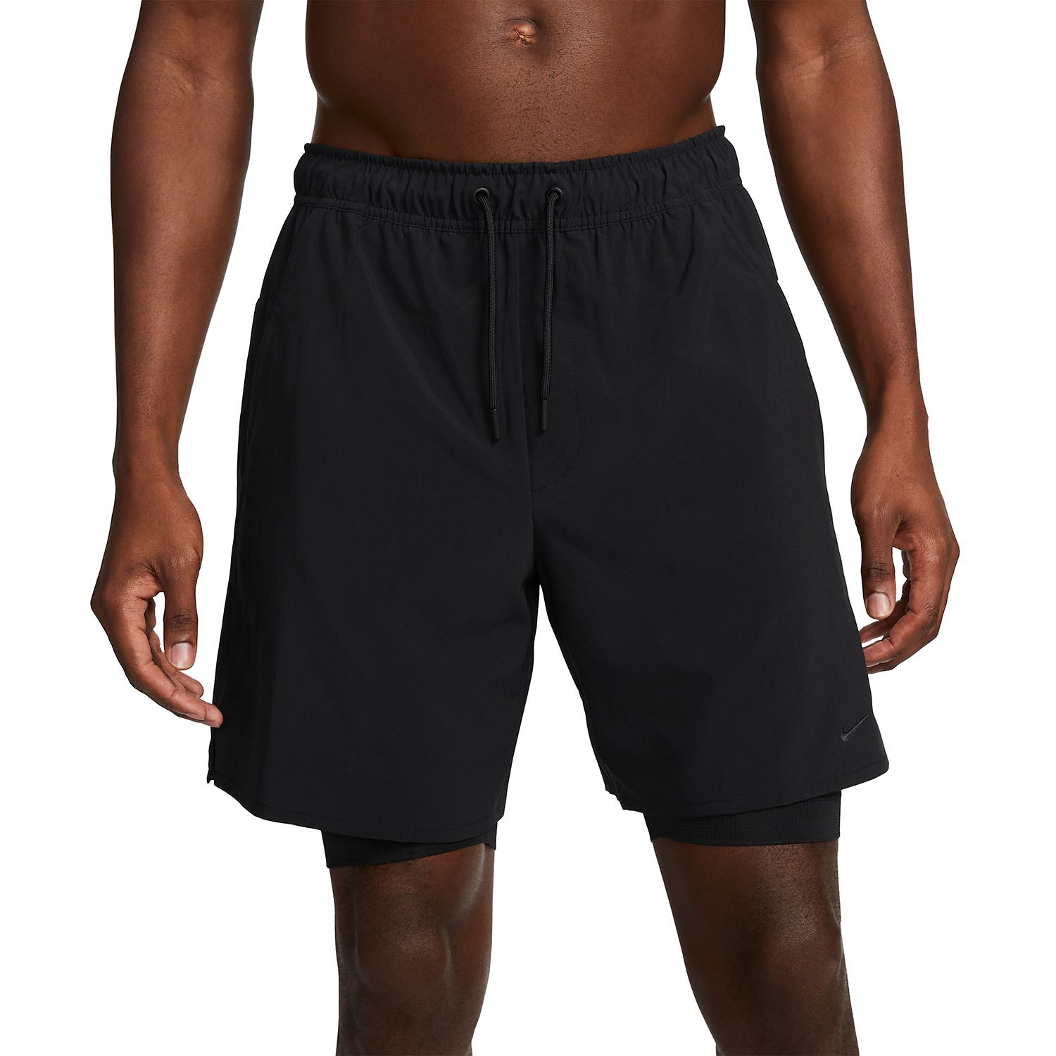 Nike Dri-FIT Unlined Fitness 2 in 1 7in Pantaloncini Black