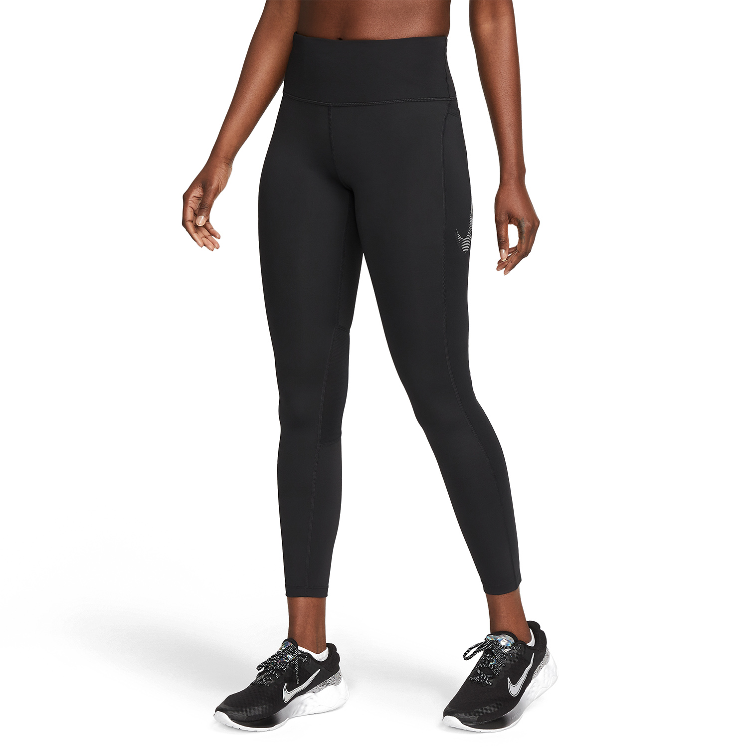 Nike Fast Swoosh 7/8 Tights Black/Cool Grey