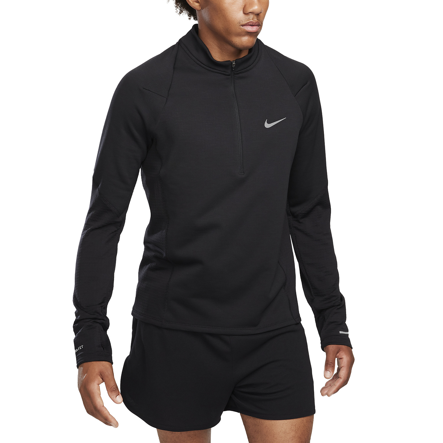 Nike Therma-FIT Element Maglia Black/Reflective Silver