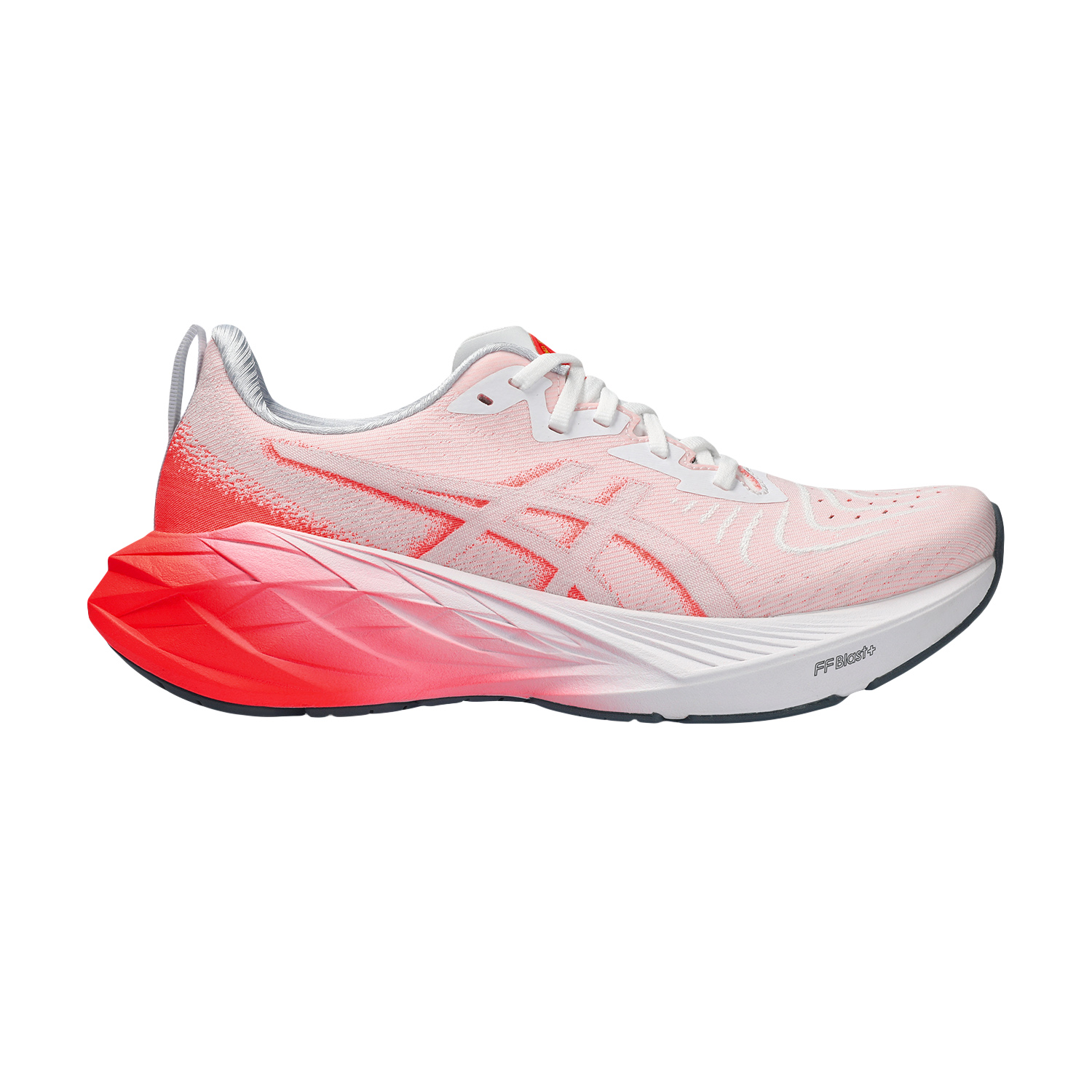 Asics Novablast 4 White/Sunrise Red