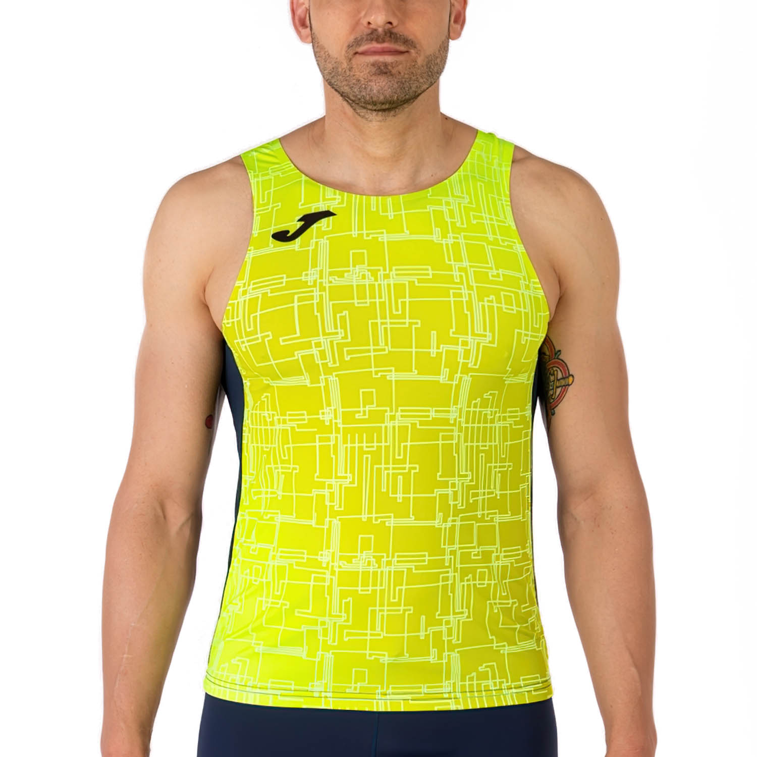 Joma Elite VIII Canotta Navy/Fluor Yellow