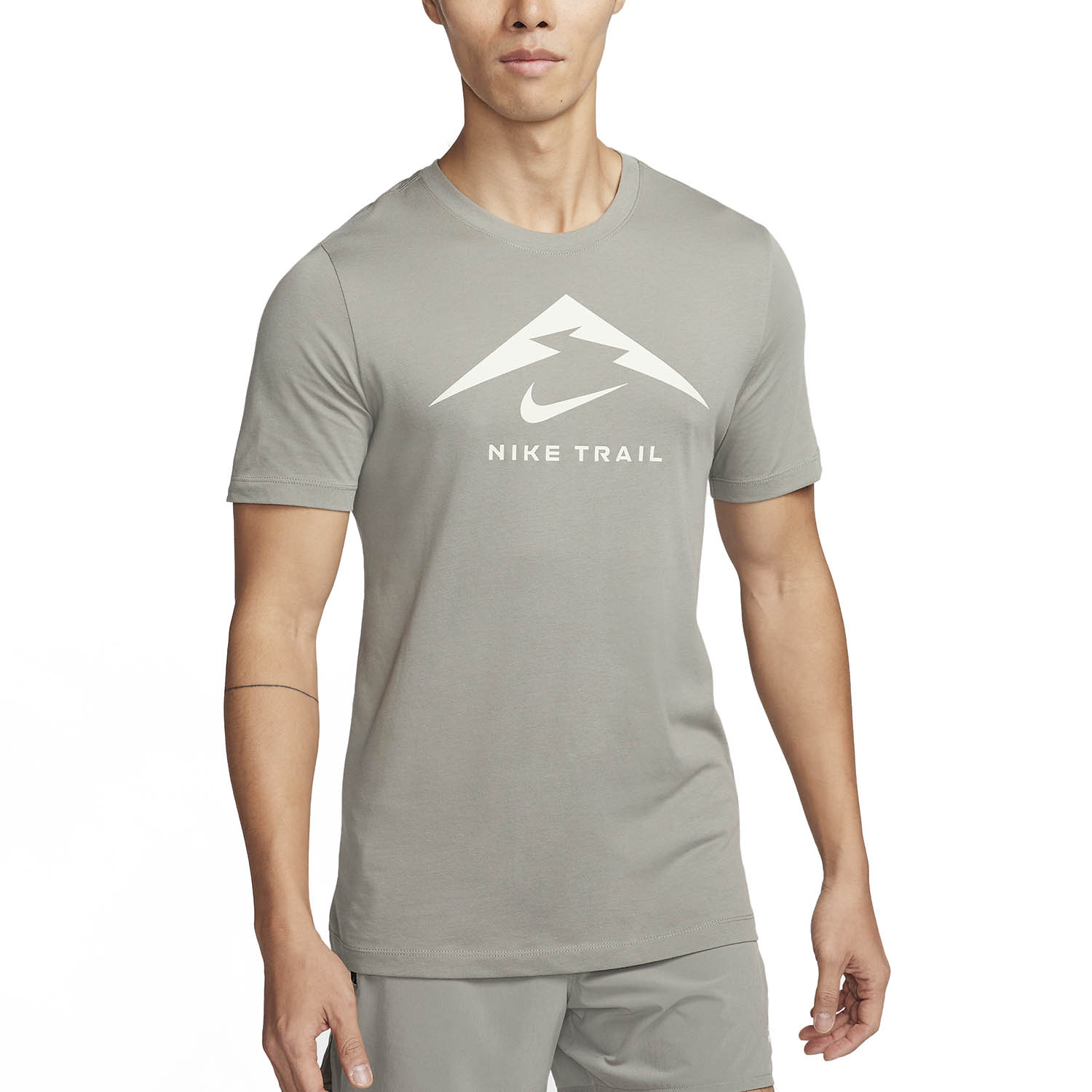 Nike Dri-FIT Trail Logo Maglietta Dark Stucco