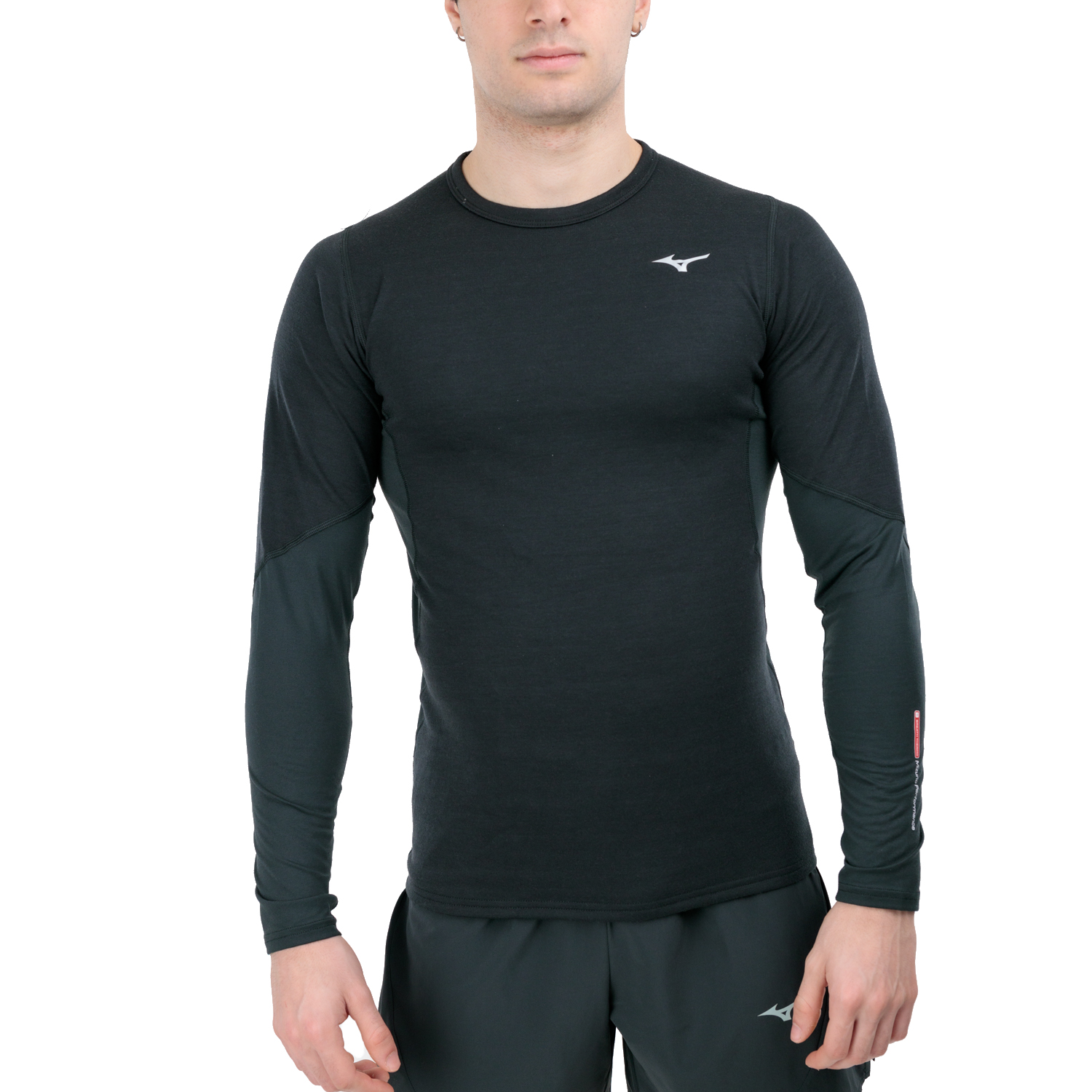 Mizuno Merino Wool Crew Maglia Black