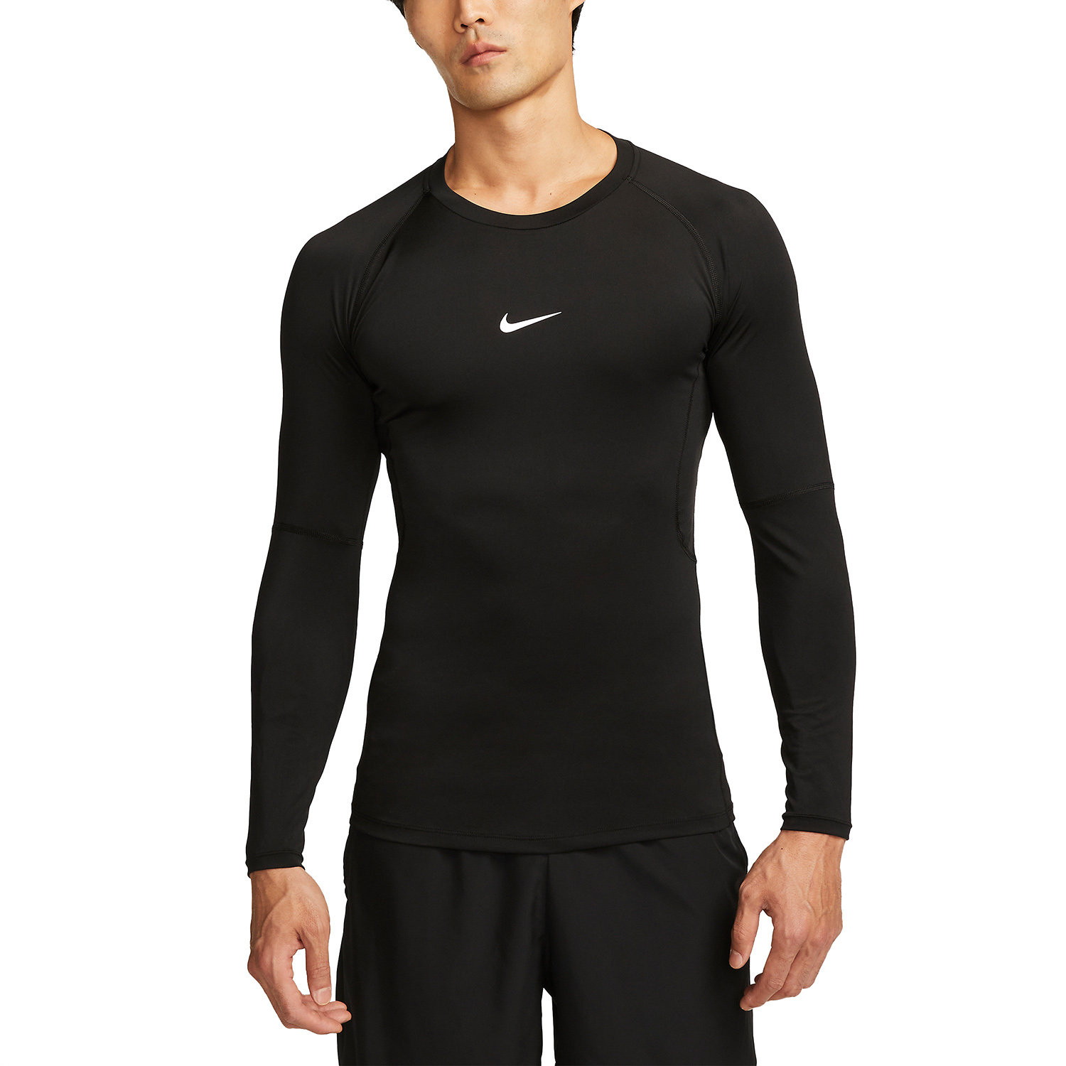Nike Dri-FIT Logo Maglia Black/White