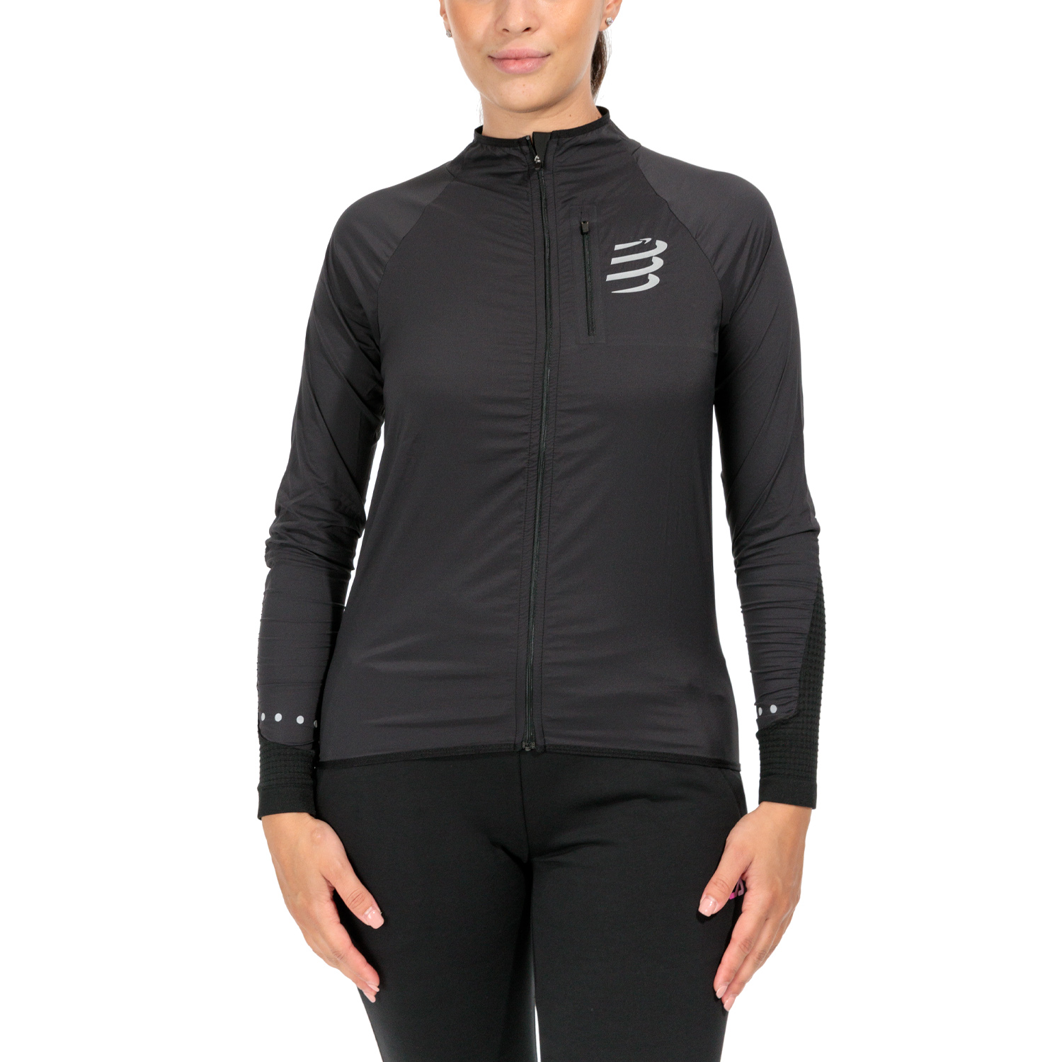 Compressport Hurricane Windproof Giacca Black