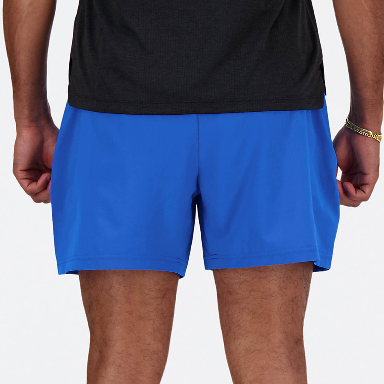 New Balance Performance 5in Pantaloncini Blue Oasis