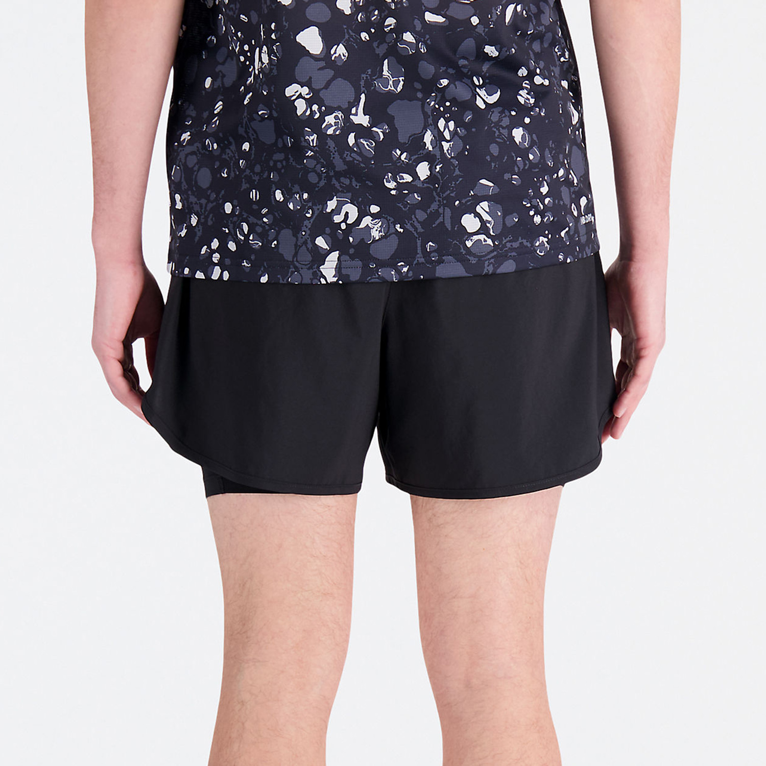 New Balance Accelerate Pacer 2 in 1 5in Pantaloncini Black