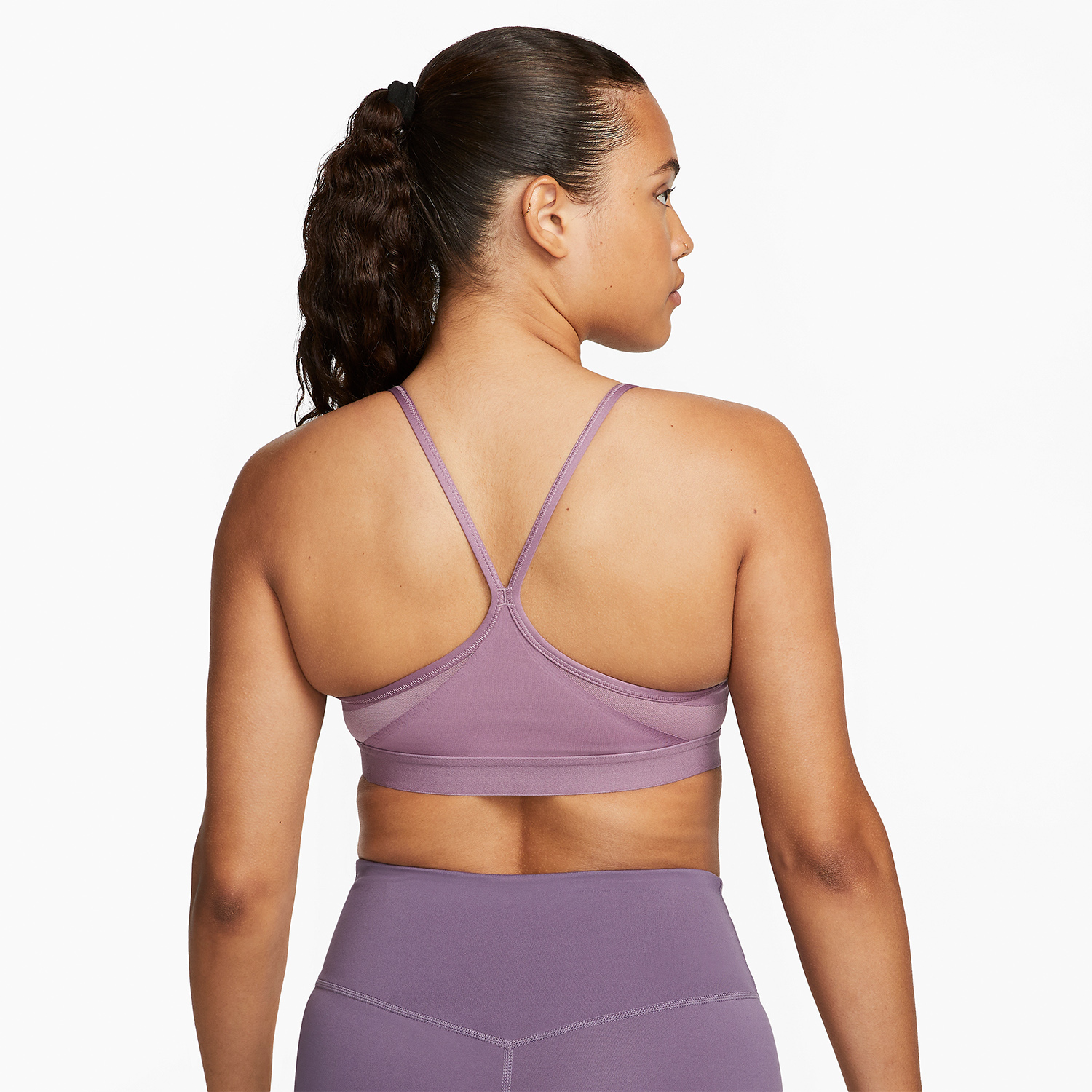 Nike Indy Reggiseno Sportivo Violet Dust/White
