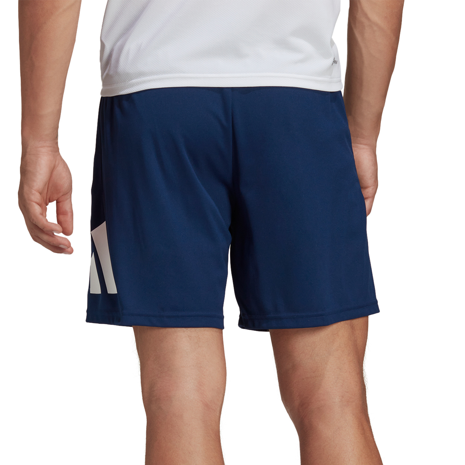 adidas AEROREADY Logo 7in Pantaloncini Dark Blue/White