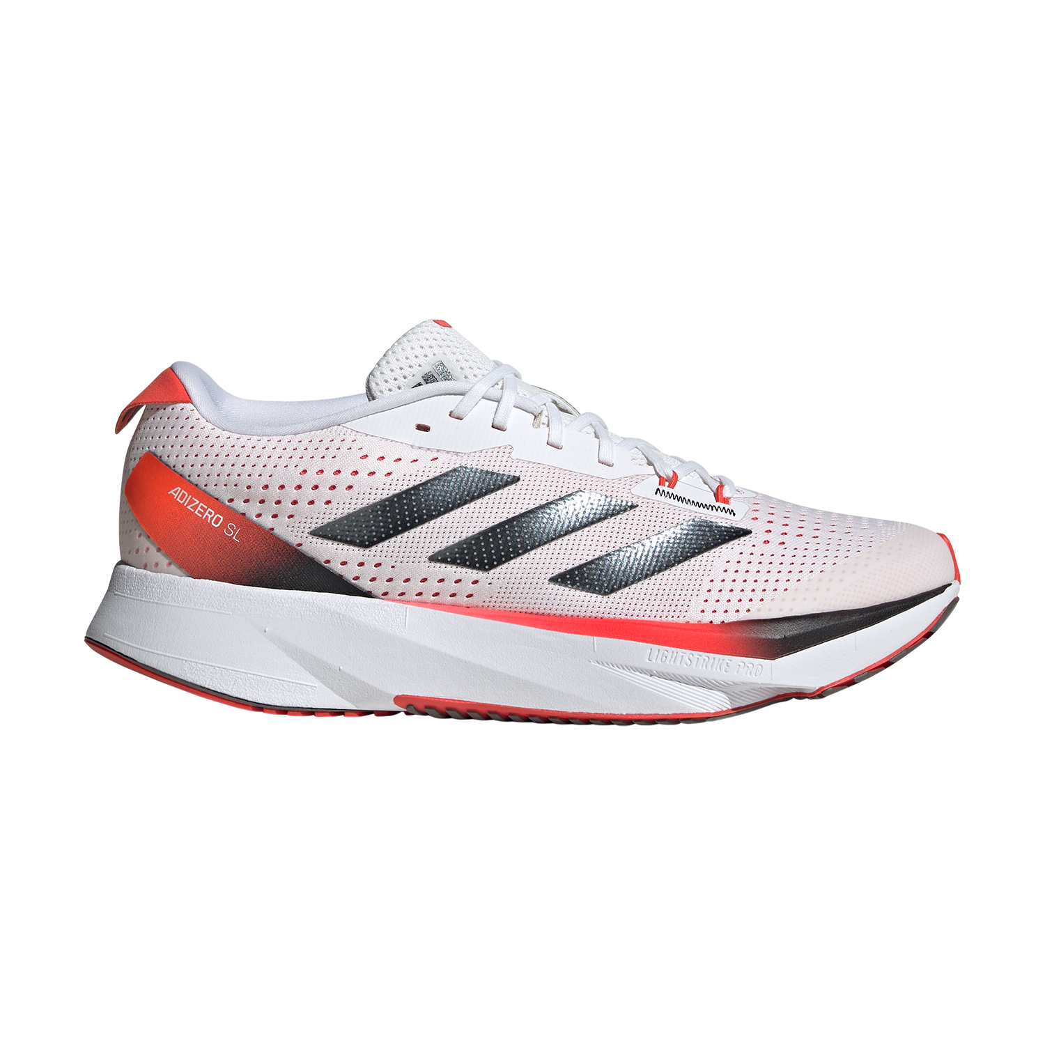 adidas adizero SL Cloud White/Core Black/Bried Red