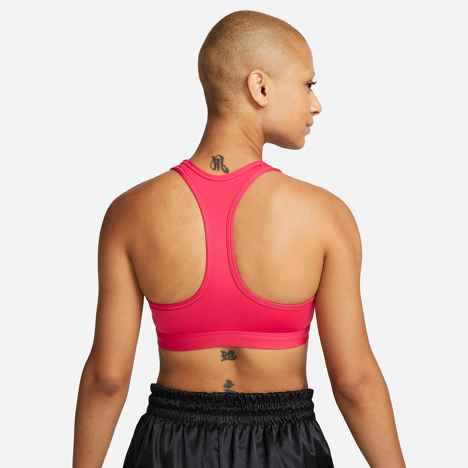 Nike Swoosh Dri-FIT Reggiseno Sportivo Lt Fusion Red/White