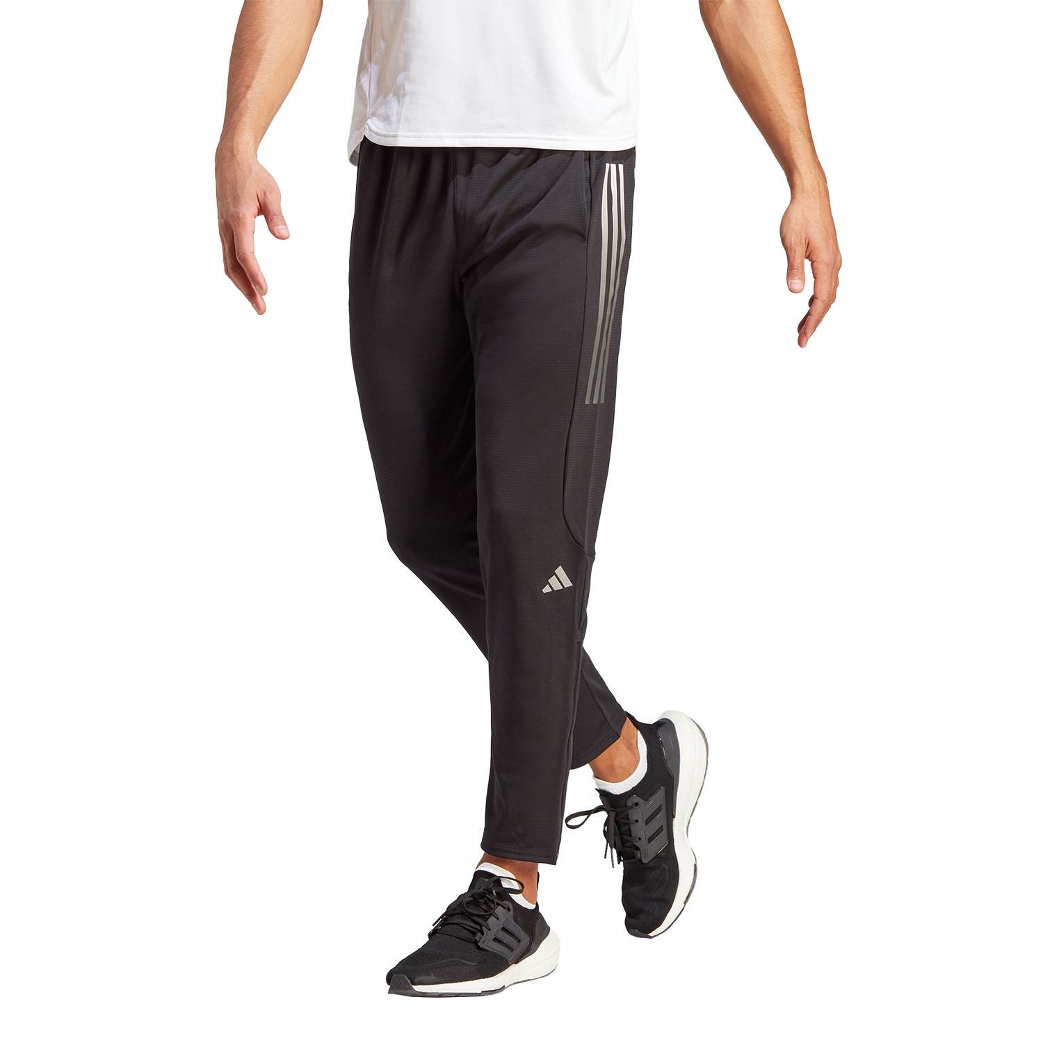 adidas Run Icons Pantaloni Black/Lucid Pink