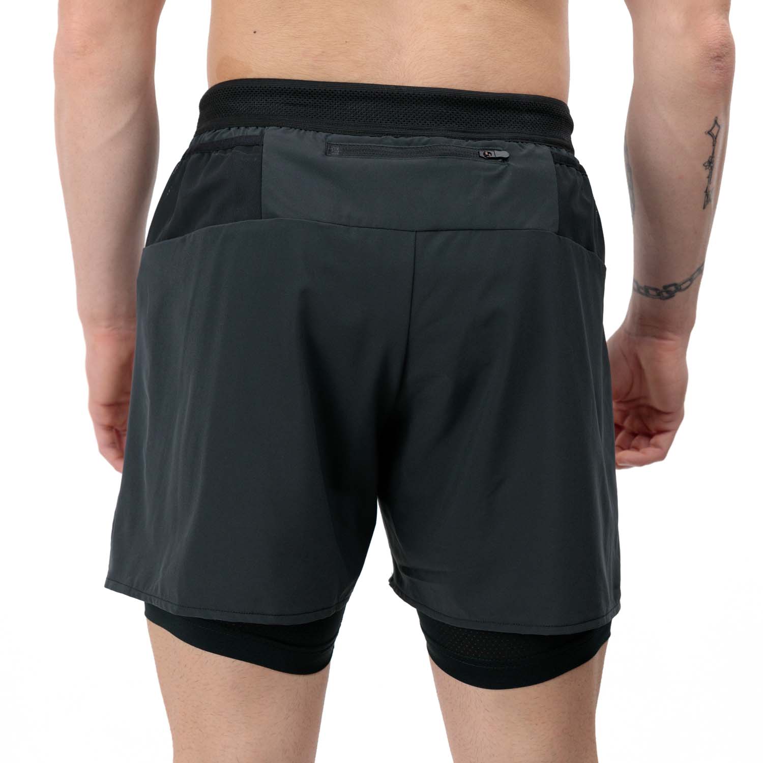 Mizuno ER 2 in 1 5.5in Pantaloncini Black