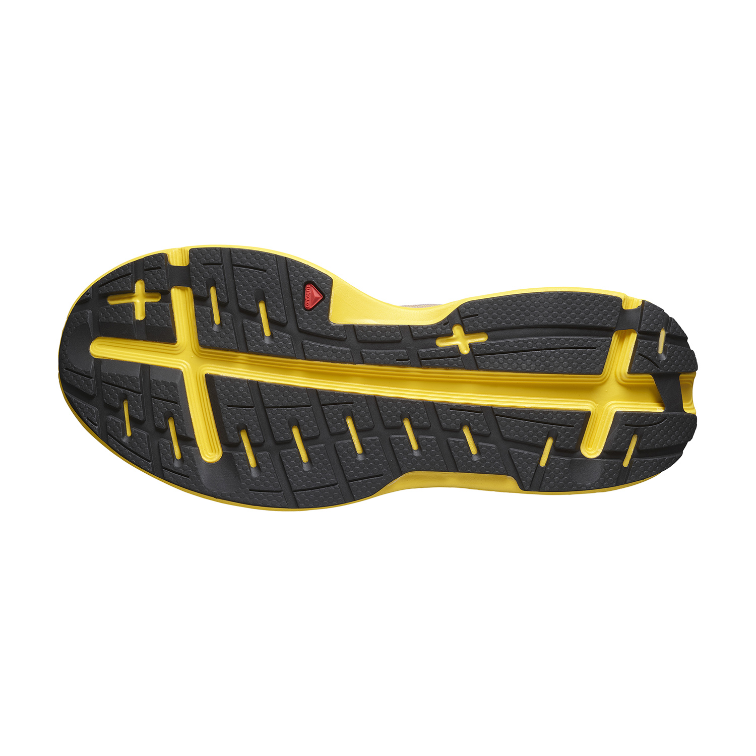 Salomon Aero Glide Ghost Gray/Lemon/Black