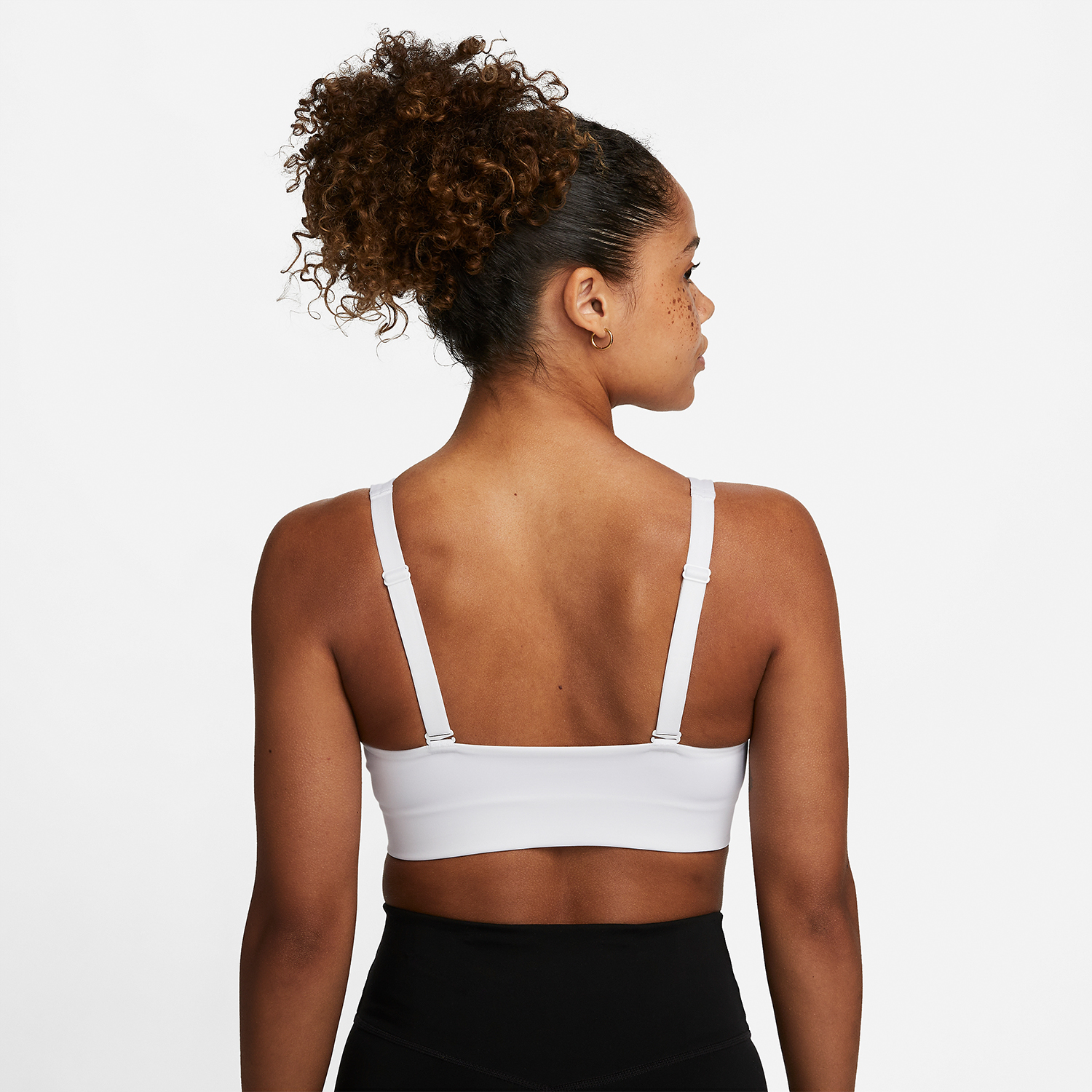 Nike Dri-FIT Indy Reggiseno Sportivo White/Photon Dust